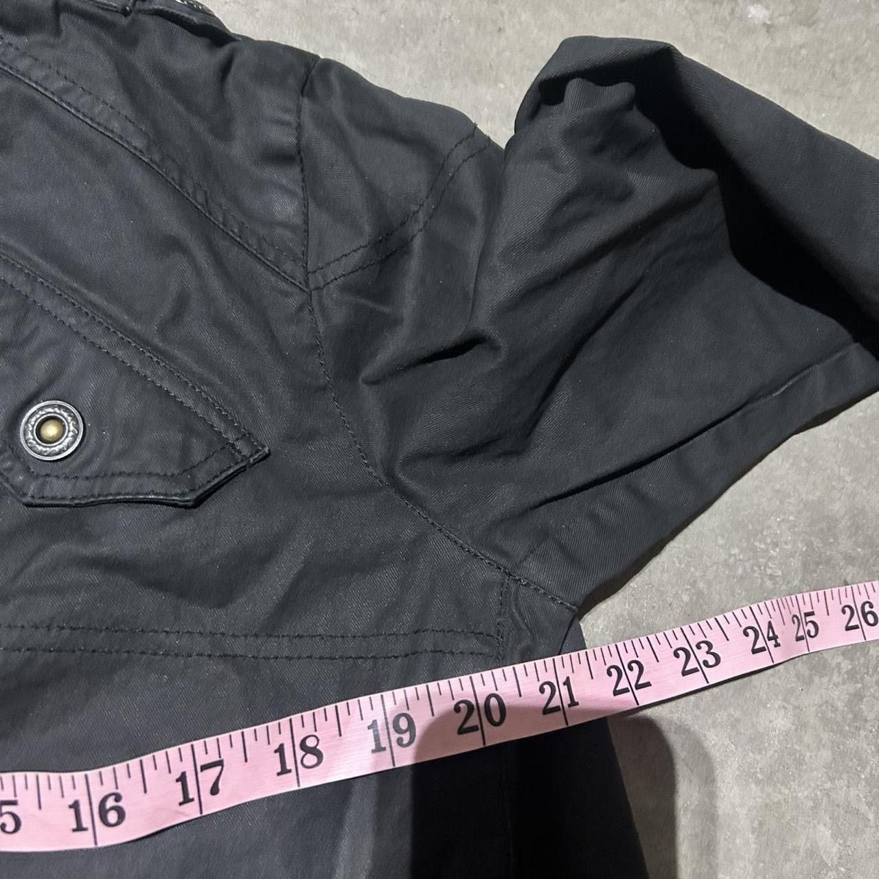 If Six Was Nine Vintage Y2K men's indigo star waxed denim black cargo jacket Size US M / EU 48-50 / 2 - 4 Thumbnail