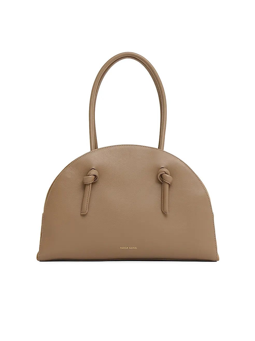 Mansur Gavriel os11x0326 Size: OS / Fortuna Leather Top Handle Bag in Beige Size ONE SIZE - 1 Thumbnail