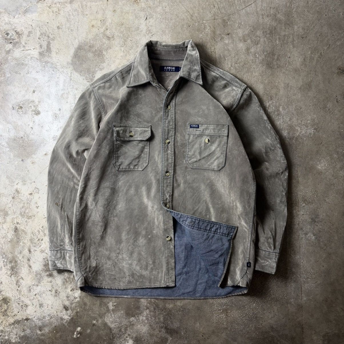 Japanese Brand × Kansai Yamamoto × Vintage VINTAGE KANSAI YAMAMOTO SHIRT Size US L / EU 52-54 / 3 - 1 Thumbnail