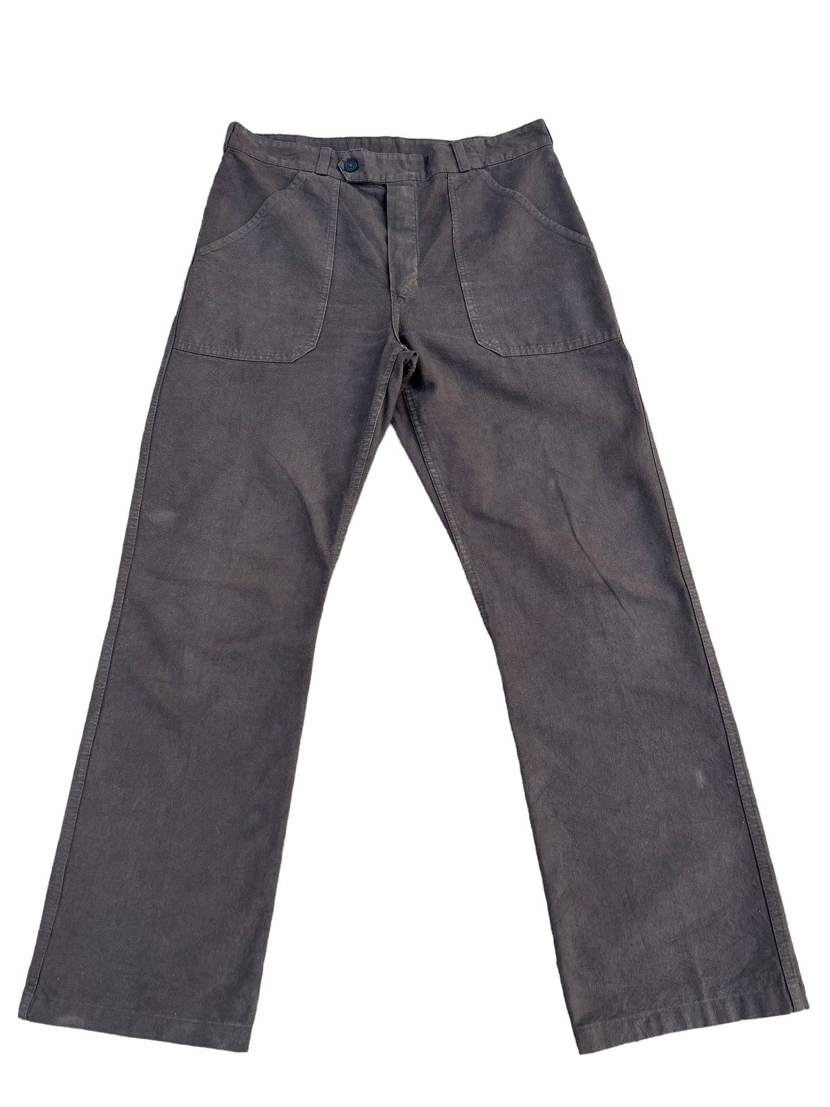 image of Danton x Vetra Vintage Le Glazik France Brown Fatigue Work Trouser Pant, Men's (Size 31)