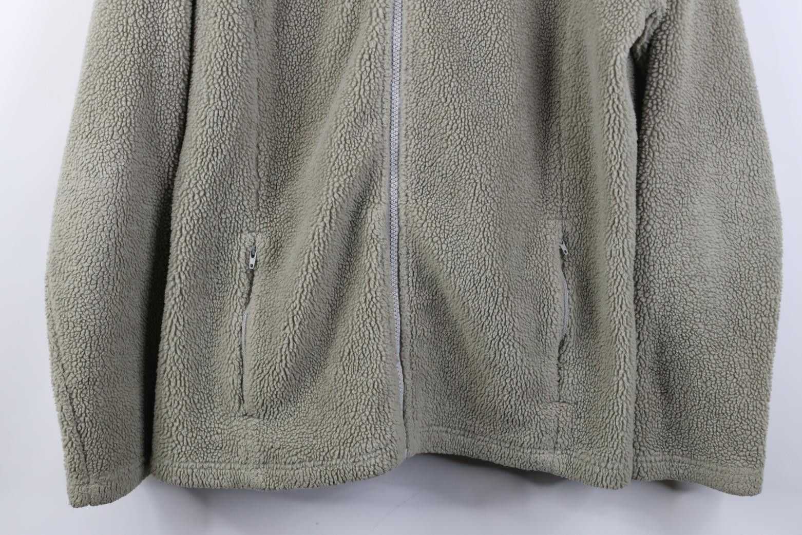 Cabelas Vintage 90s Cabelas Deep Pile Fleece Full Zip Jacket Green Size L / US 10 / IT 46 - 3 Thumbnail
