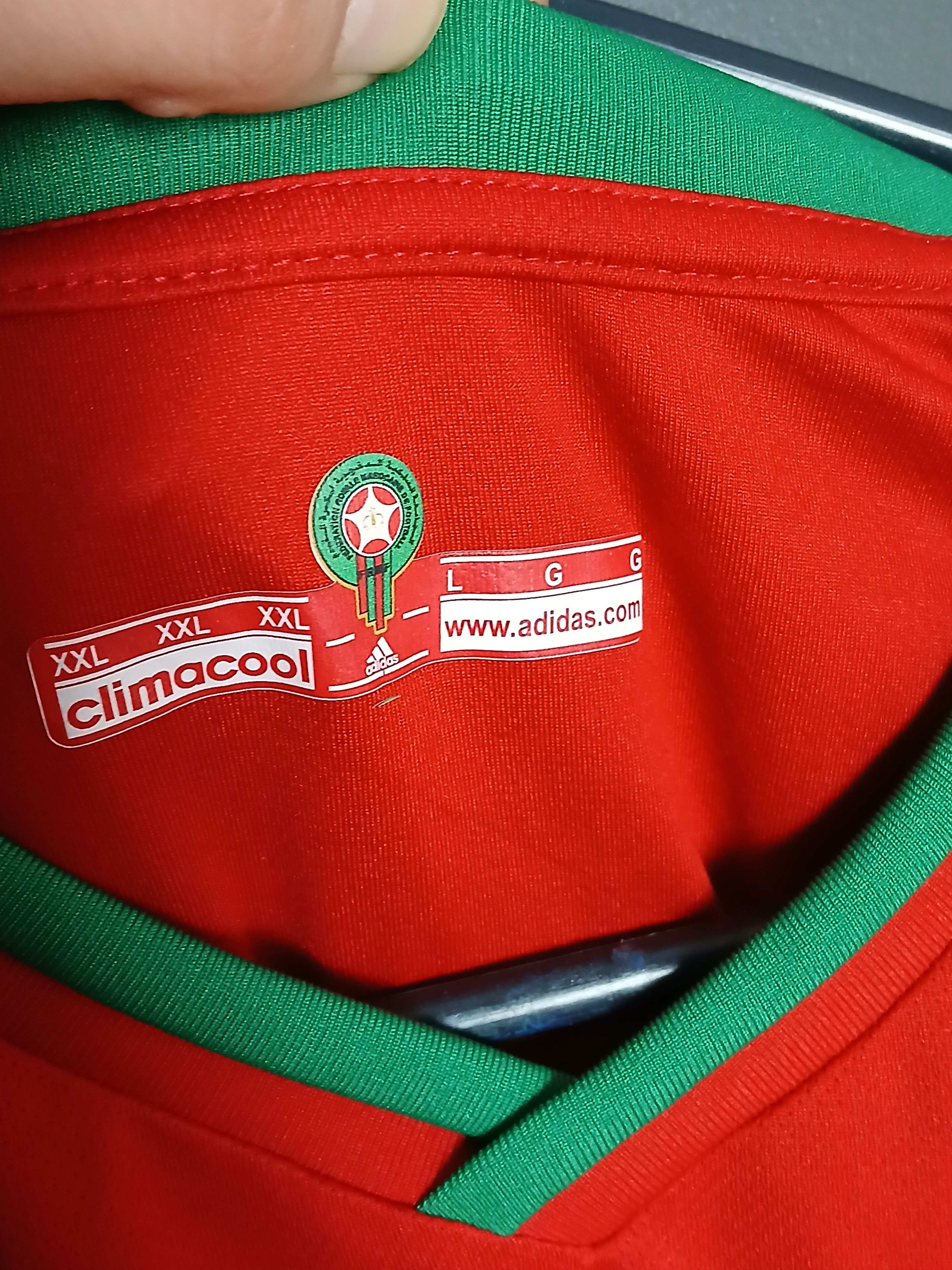 Other Morocco National Team 17/18 Home Football Jersey T-Shirt Size US L / EU 52-54 / 3 - 8 Thumbnail