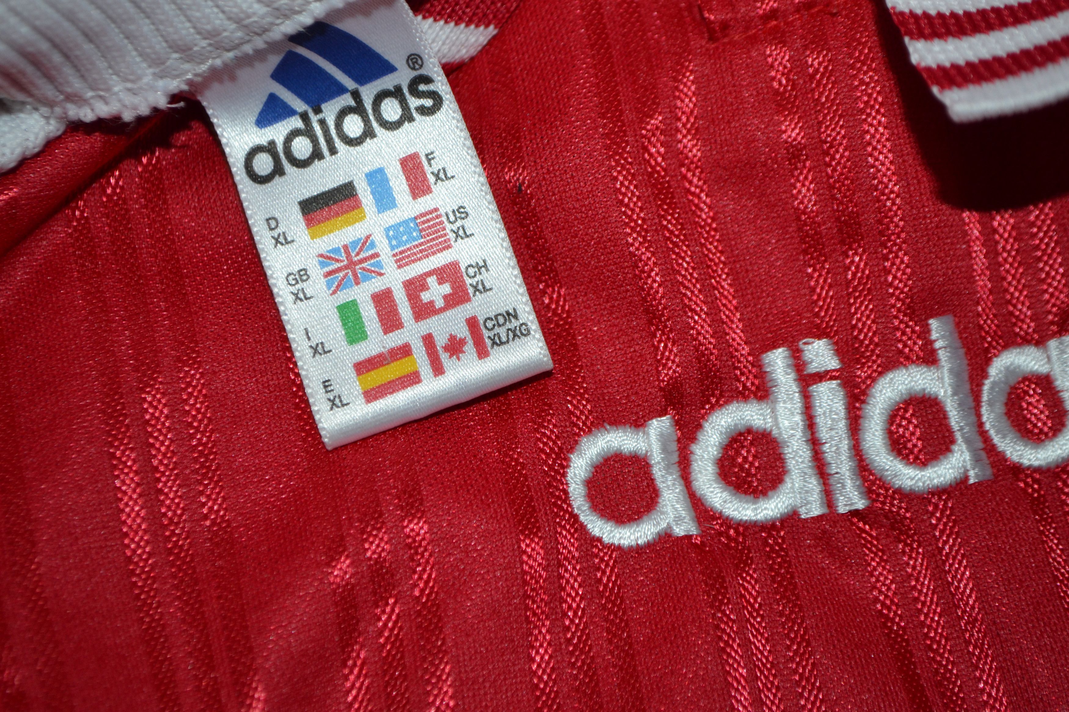 Adidas Vintage Adidas Originals 90s Football Shirt Soccer Jersey Size US XL / EU 56 / 4 - 3 Thumbnail