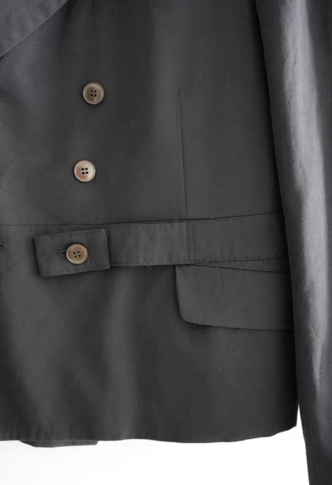 Yohji Yamamoto Yohji Yamamoto 96aw Cowhide Belt Blazer K4 Size US M / EU 48-50 / 2 - 5 Thumbnail