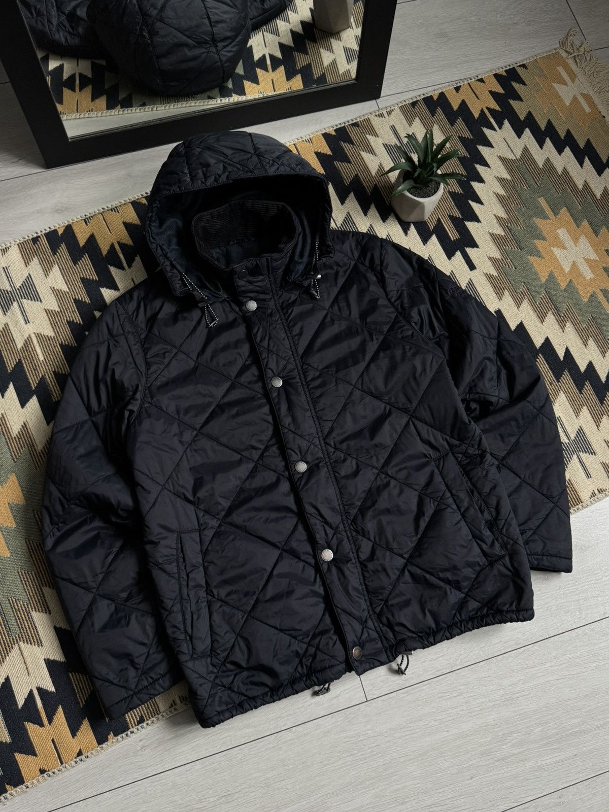 Barbour Vintage Barbour Land Rover Defender Holmby Quilted Jacket Size US M / EU 48-50 / 2 - 3 Thumbnail