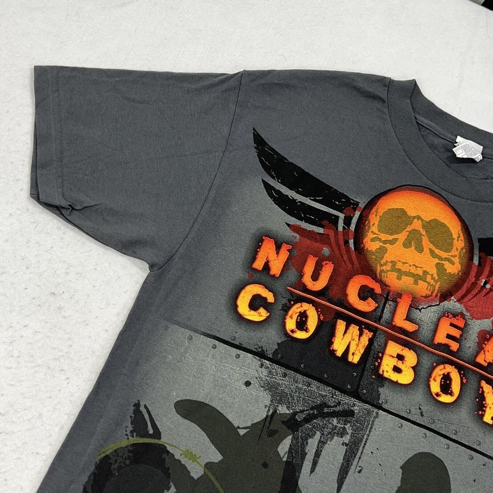 Alstyle Vintage Nuclear Cowboyz BMX Biking Show Graphic T Shirt Size US L / EU 52-54 / 3 - 6 Thumbnail