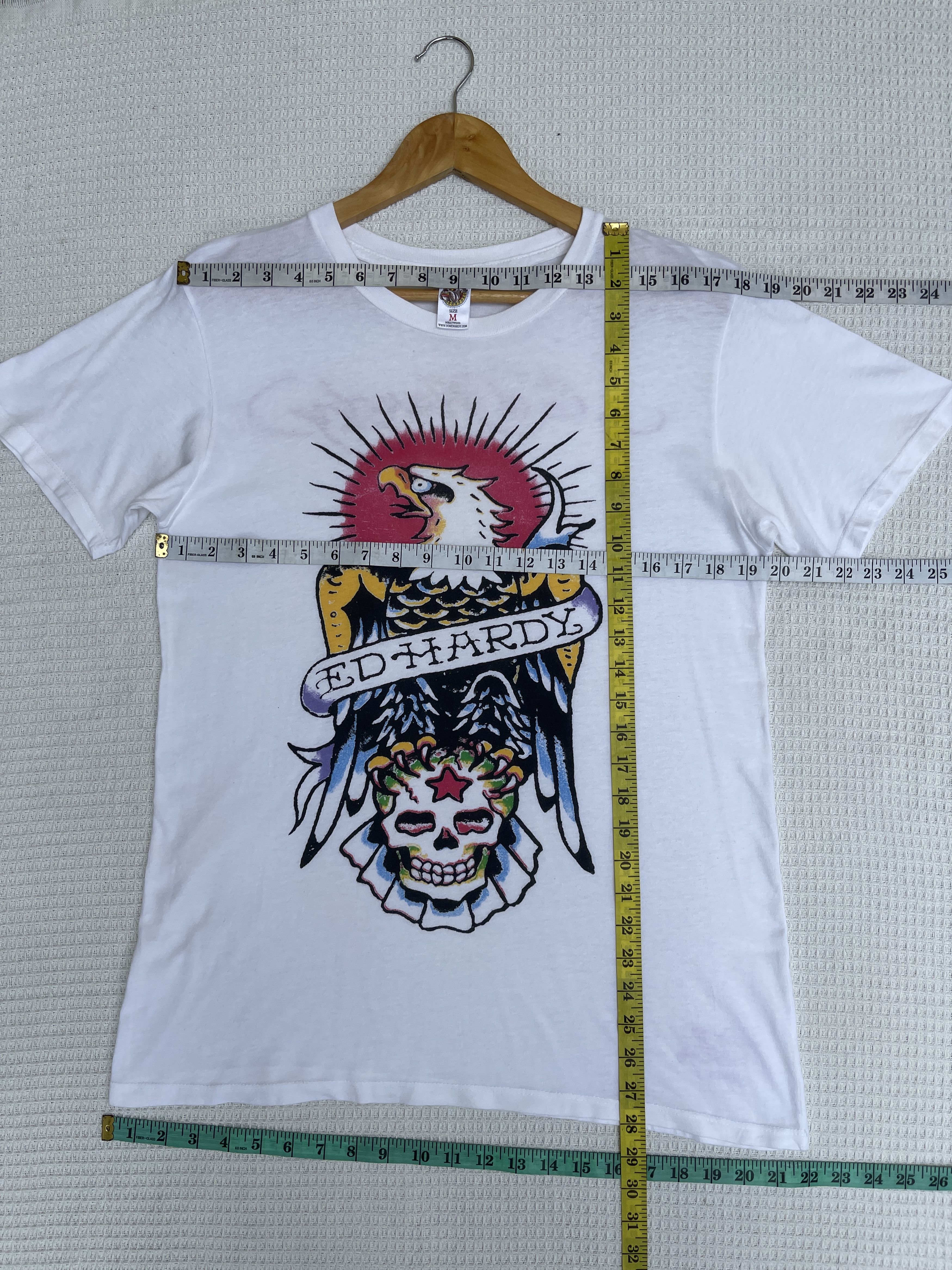Ed Hardy × Vintage Last Drop🔥Rare🔥Vintage Ed-Hardy T-Shirt Size US M / EU 48-50 / 2 - 7 Thumbnail
