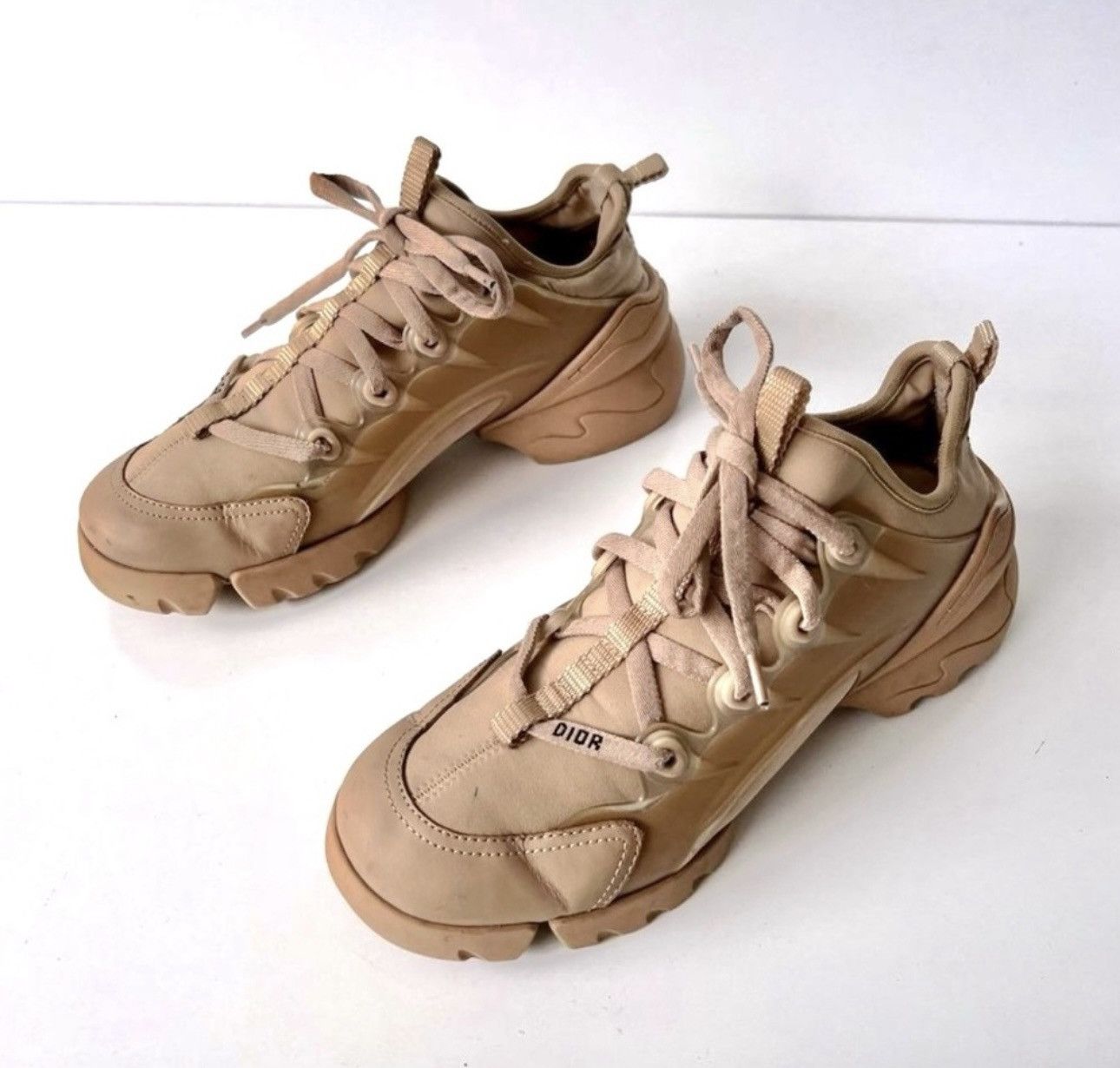 Dior Dior D-Connect Sneaker Nude Technical Fabric Size US 7 / IT 37 - 4 Thumbnail