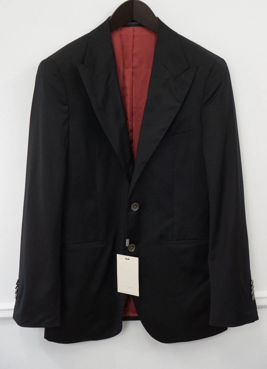 Suitsupply Men Suitsupply Blazer La Spalla Vitale Barberis Black US36 Size 36R - 1 Thumbnail