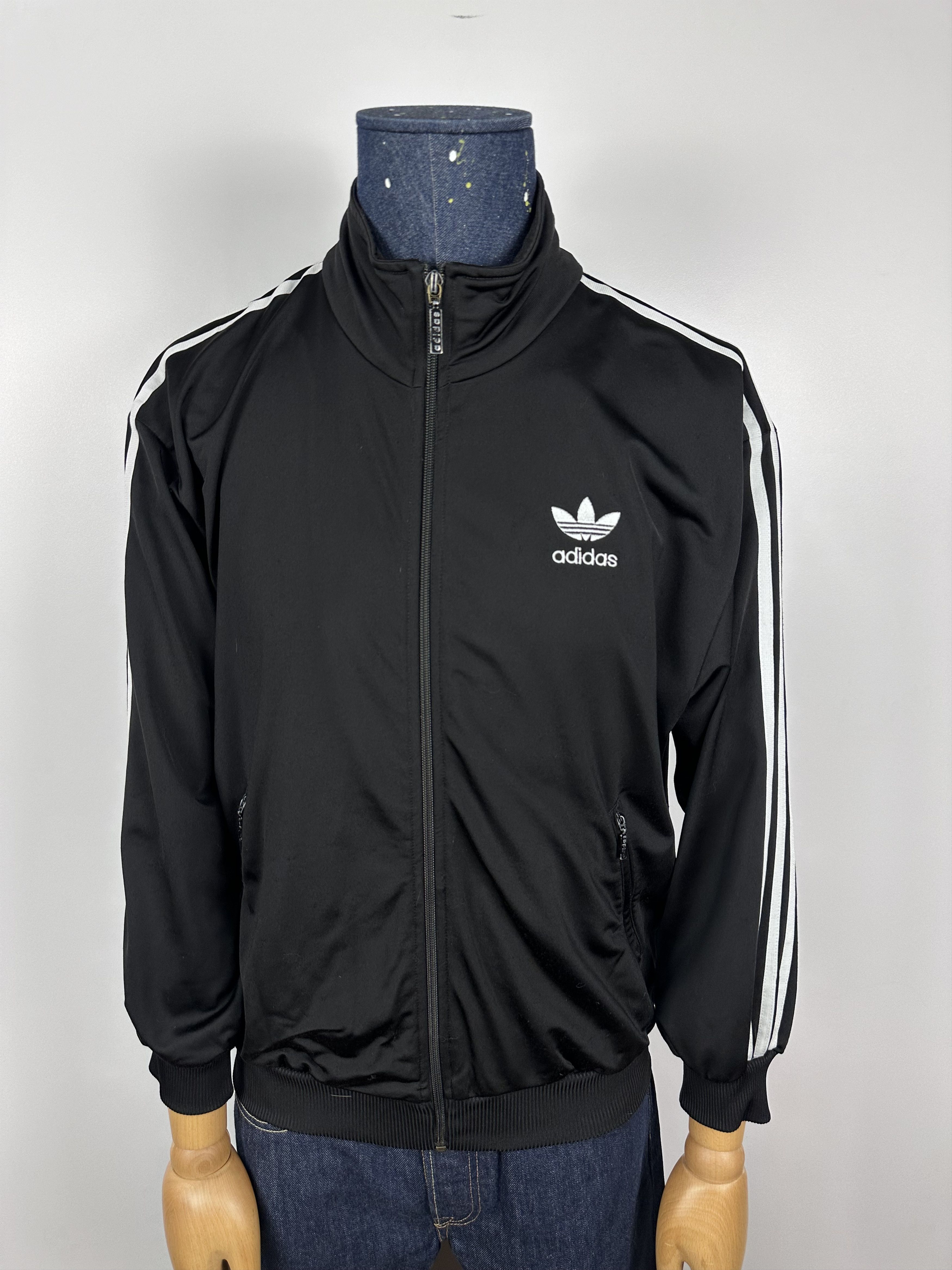 Adidas × Vintage Adidas Originals Black Firebird Track Tracksuit Top Jacket Size US S / EU 44-46 / 1 - 2 Thumbnail