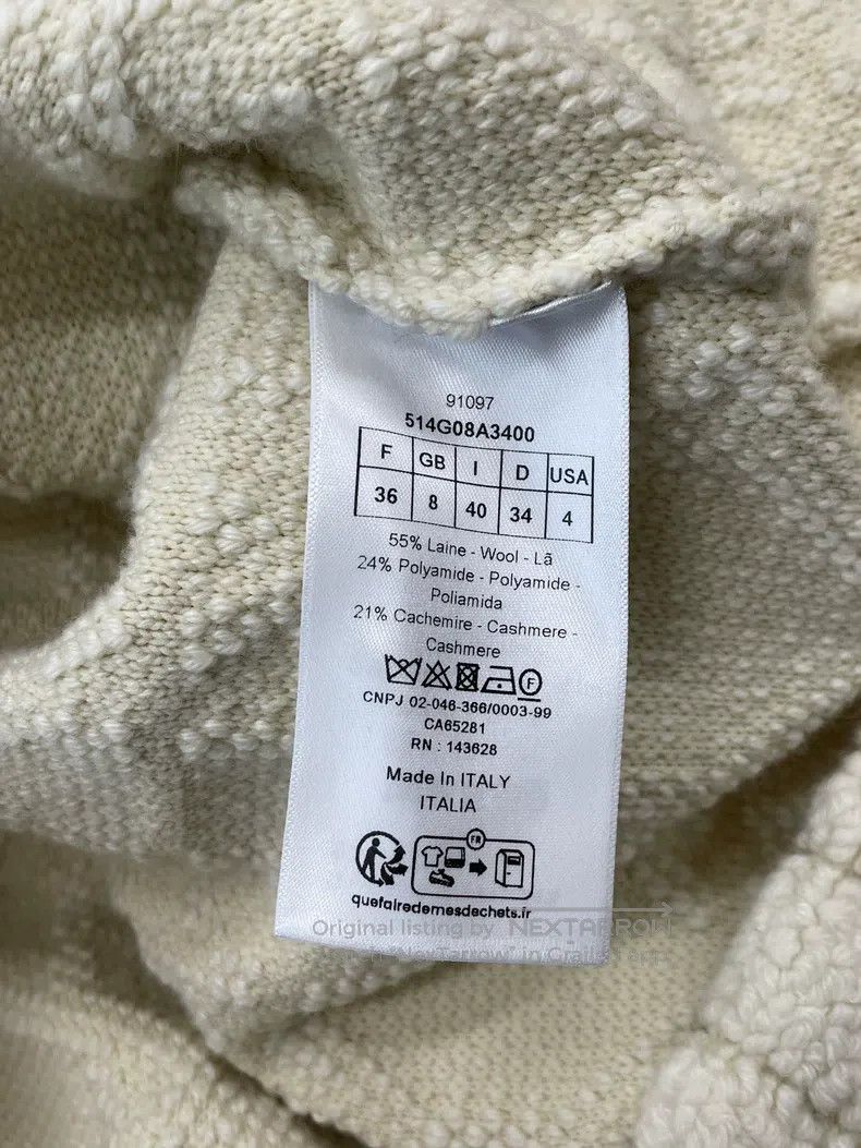 Dior Dior White rattan plaid hooded zipper jacket Size XS / US 0-2 / IT 36-38 - 6 Thumbnail