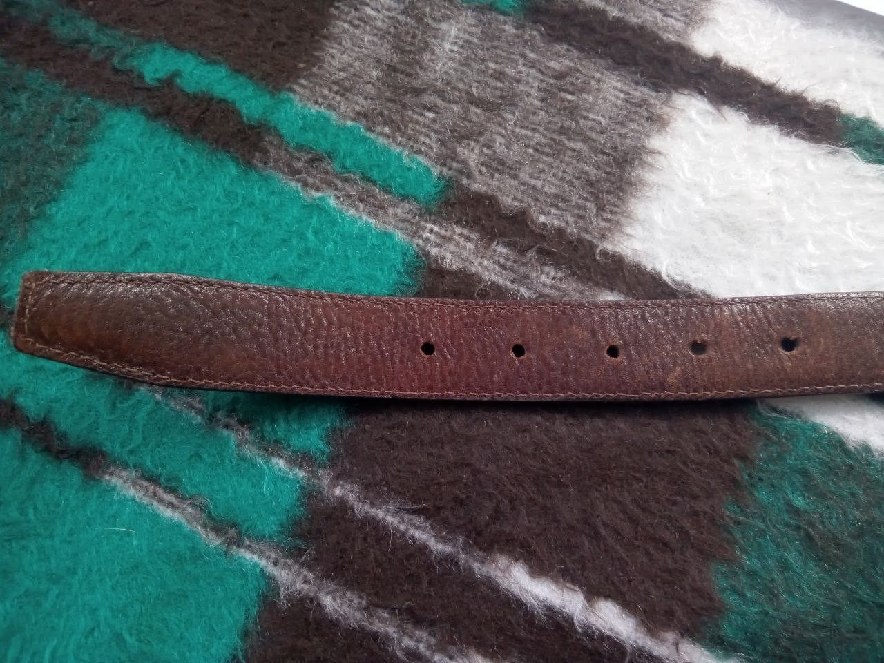 Vera Pelle Vera Pelle Hand Made Leather Belt Size ONE SIZE - 6 Thumbnail