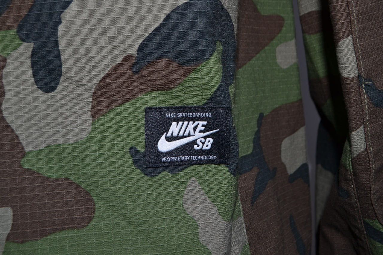 Nike Nike SB Camo Jacket Full Zip Buttons size S/M Size US S / EU 44-46 / 1 - 10 Thumbnail