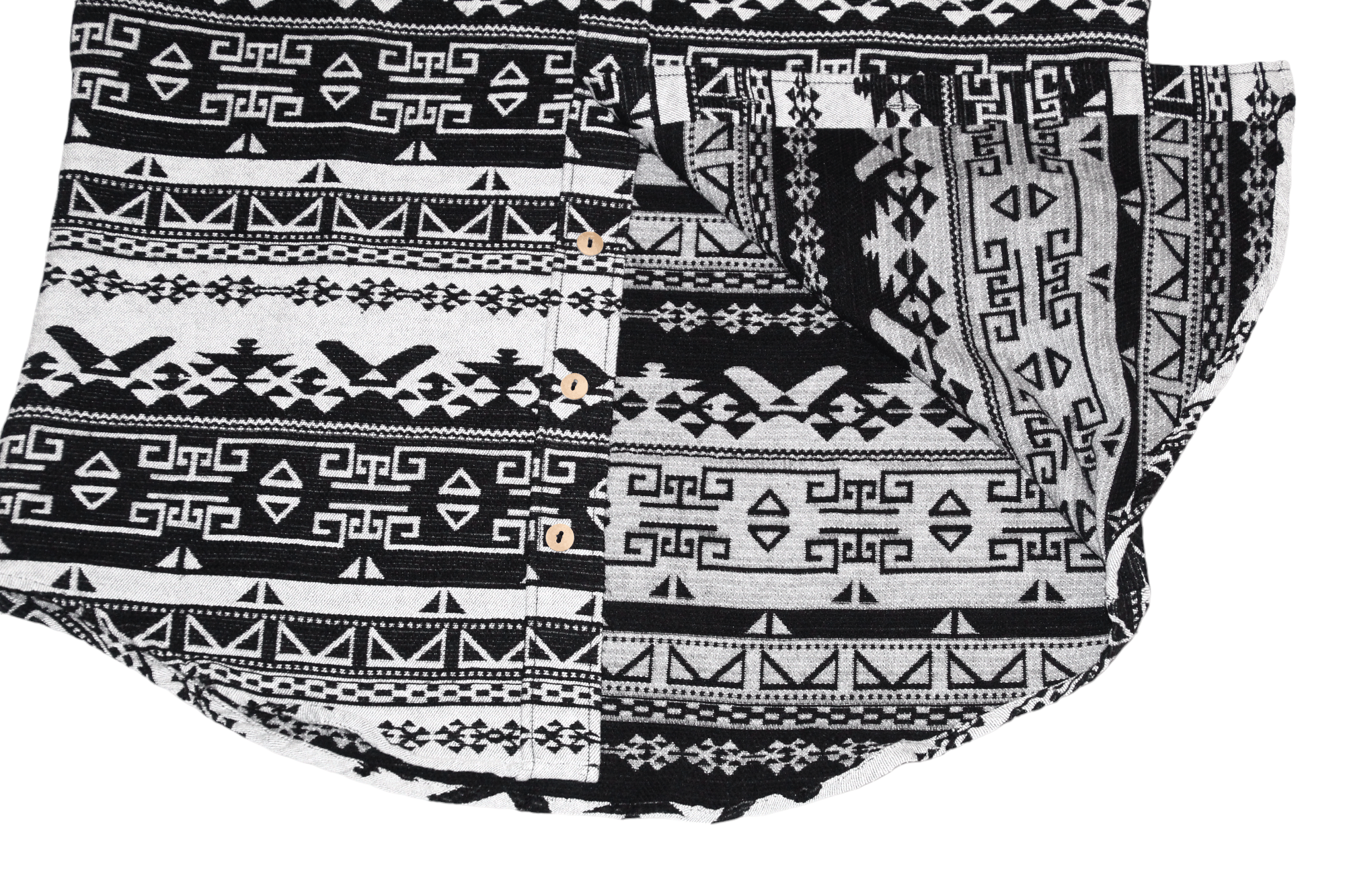 Flannel DEADSTOCK! GERMAN GARMENT Berlin Rugged Flannel Aztec Shirt Size US L / EU 52-54 / 3 - 3 Thumbnail
