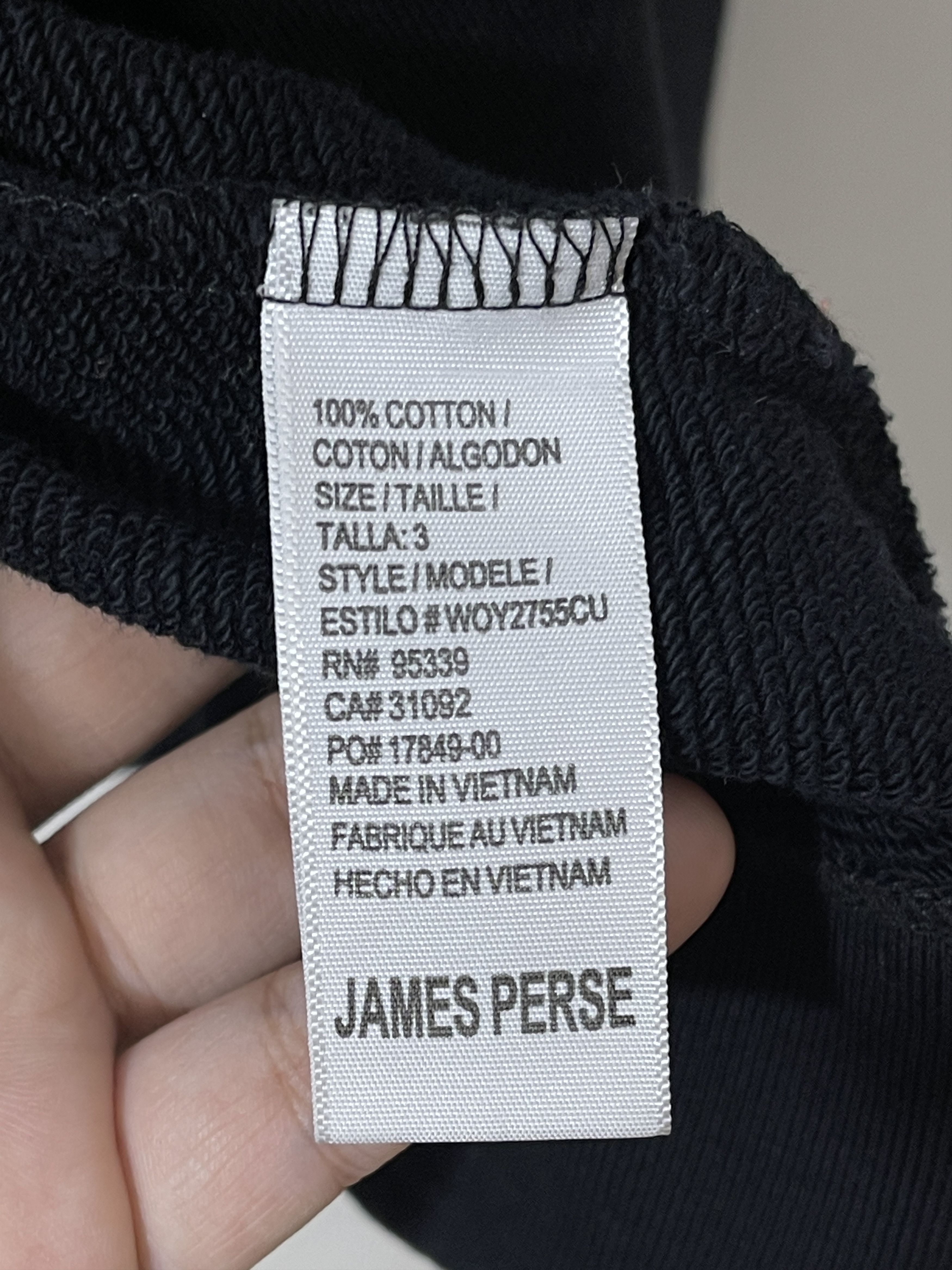 James Perse James Perse Archive Black Hoodie Size US L / EU 52-54 / 3 - 4 Thumbnail