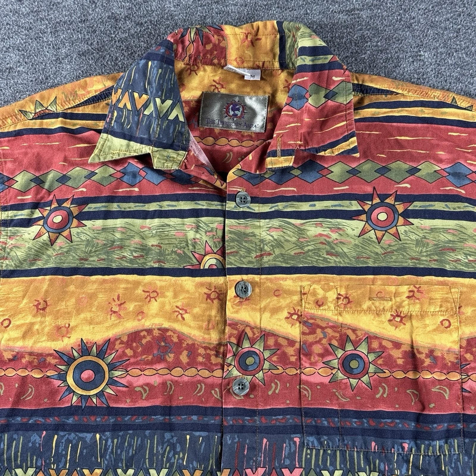 The Territory Ahead The Territory Ahead Shirt men's Medium Aztec Southwestern Size US M / EU 48-50 / 2 - 1 Thumbnail