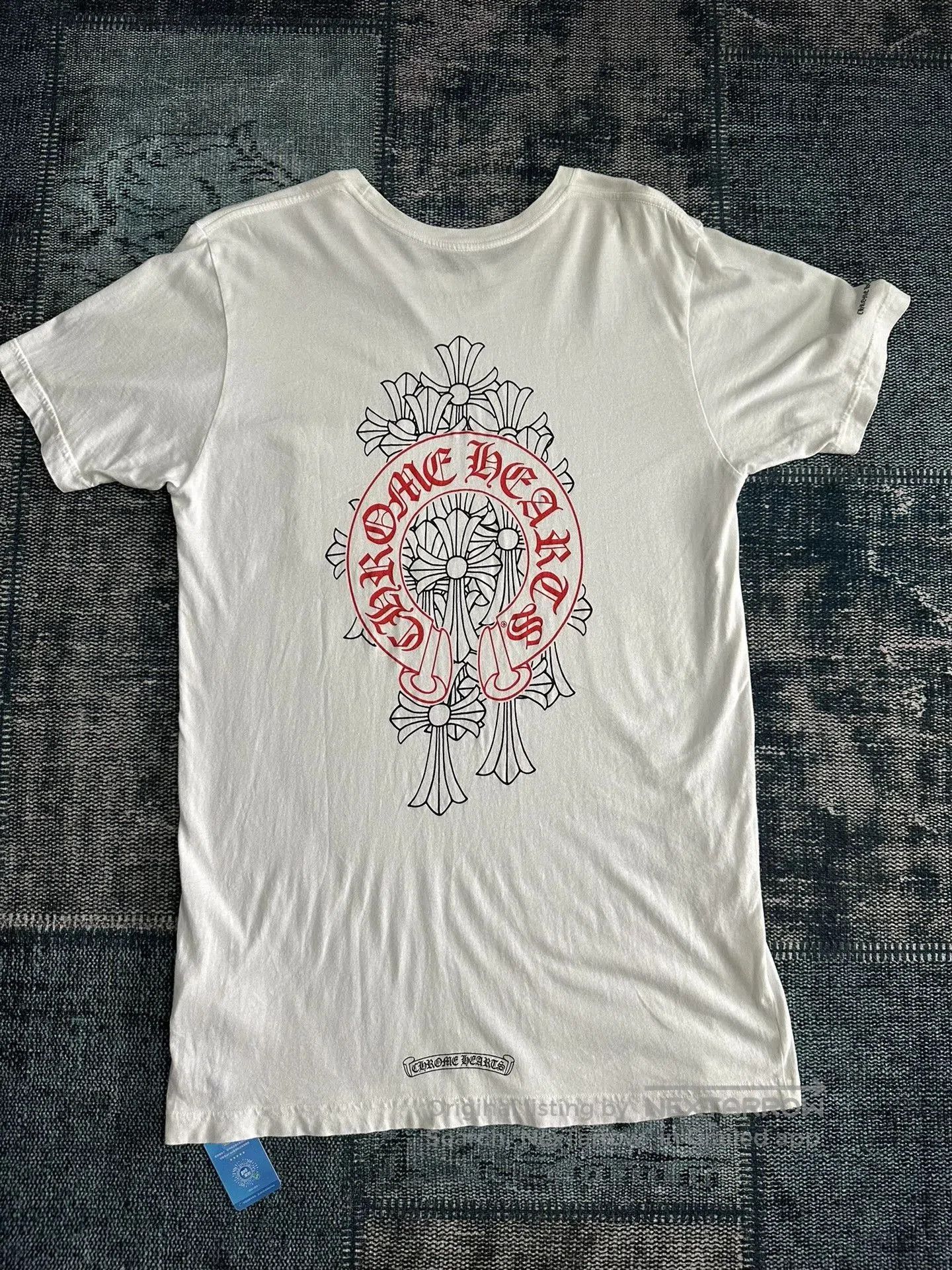 Chrome Hearts Chrome Hearts White Red Phantom Tee. Size US L / EU 52-54 / 3 - 1 Thumbnail
