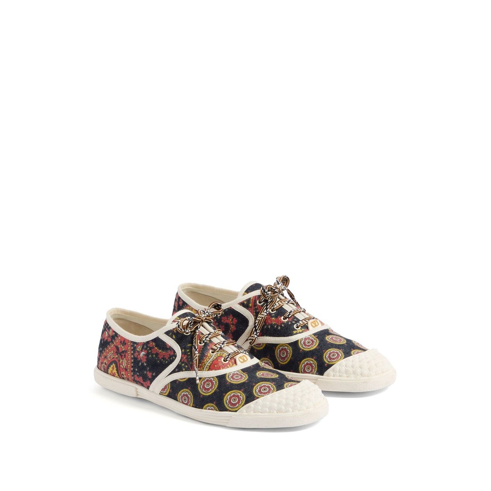 VALENTINO GARAVANI Bay By Bay $820 Milticolour/Ivory Voyage
