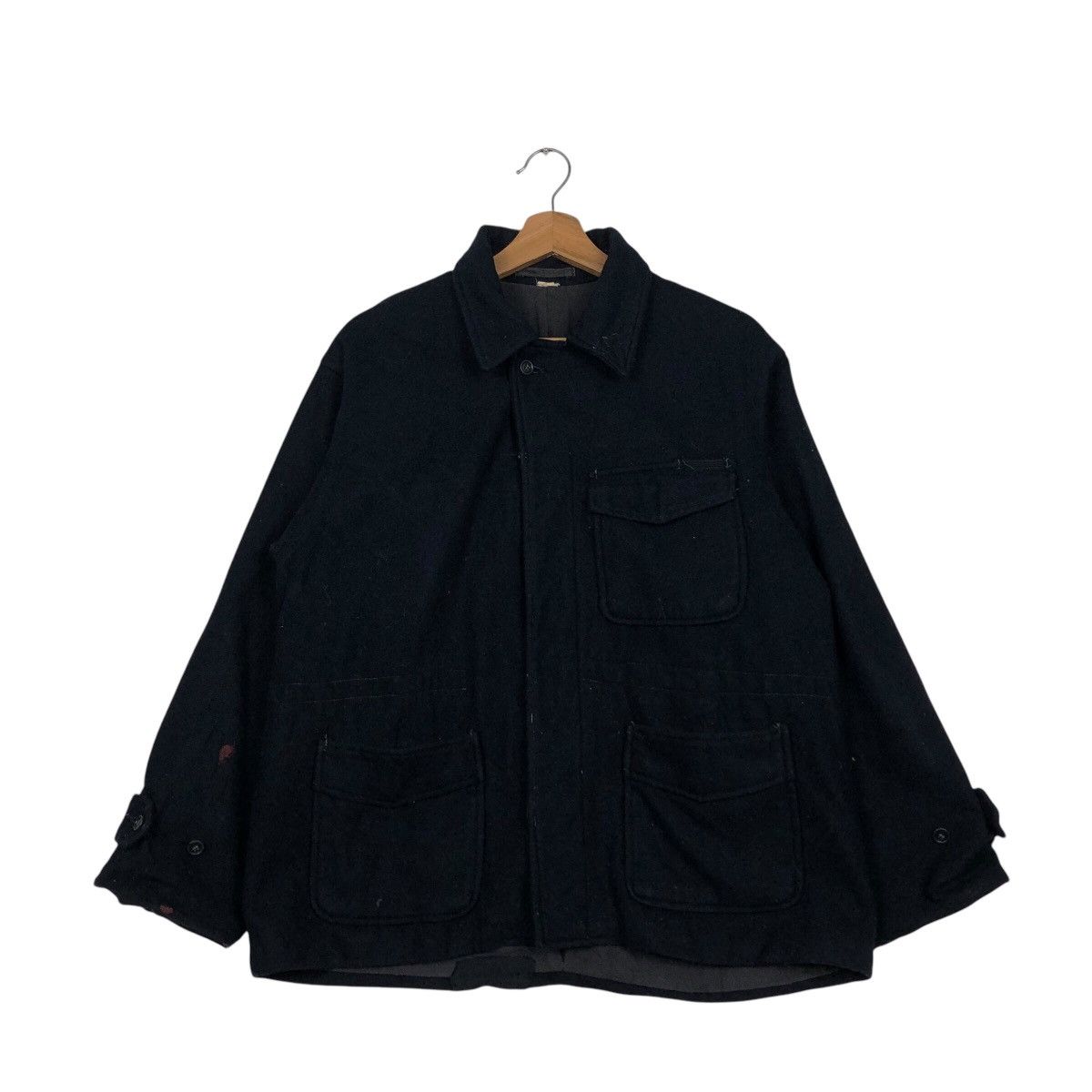 Vintage 📌Vintage Military Chore Work Jacket Army Collections WWII Size US M / EU 48-50 / 2 - 2 Thumbnail