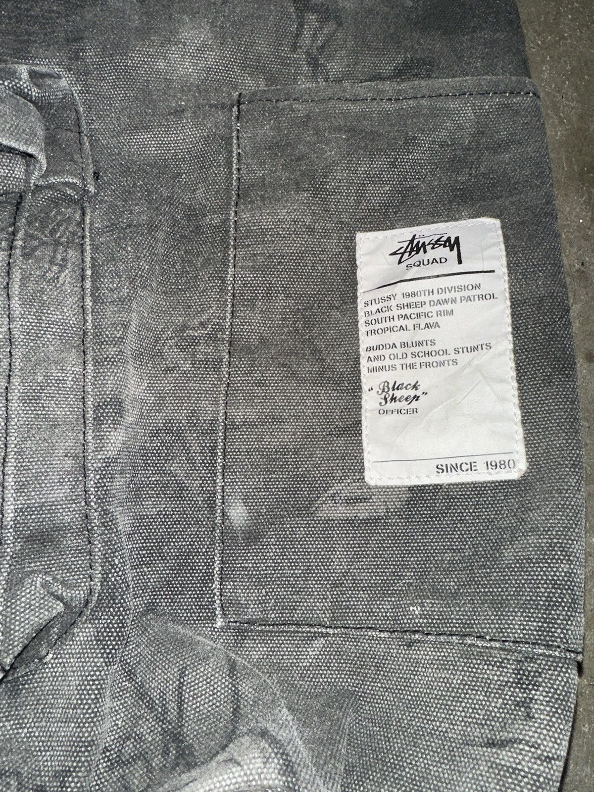 Black Sheep × Stussy Stussy x Black Sheep Squad Back Pack Canvas Duffle Grail Size ONE SIZE - 2 Thumbnail