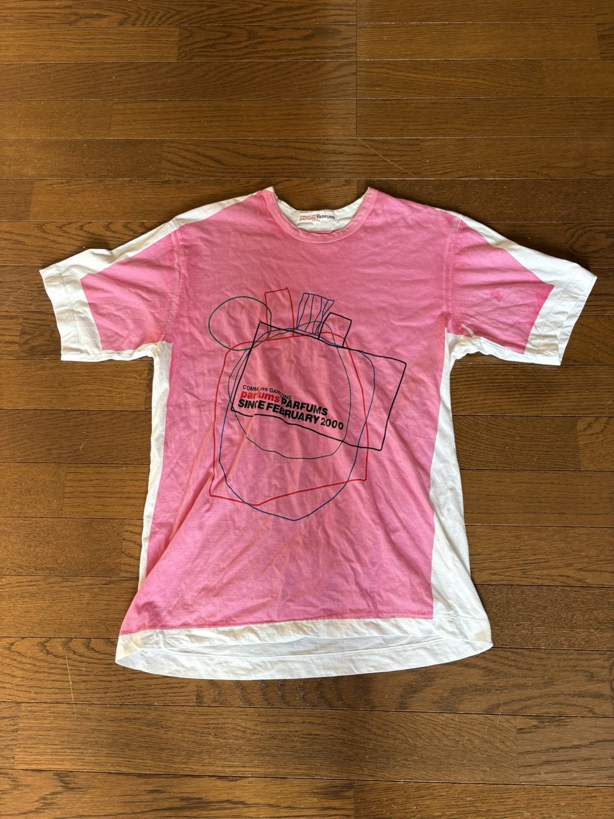Comme des Garcons comme des garcons parfums Pink T-shirt Size M Size US M / EU 48-50 / 2 - 1 Thumbnail