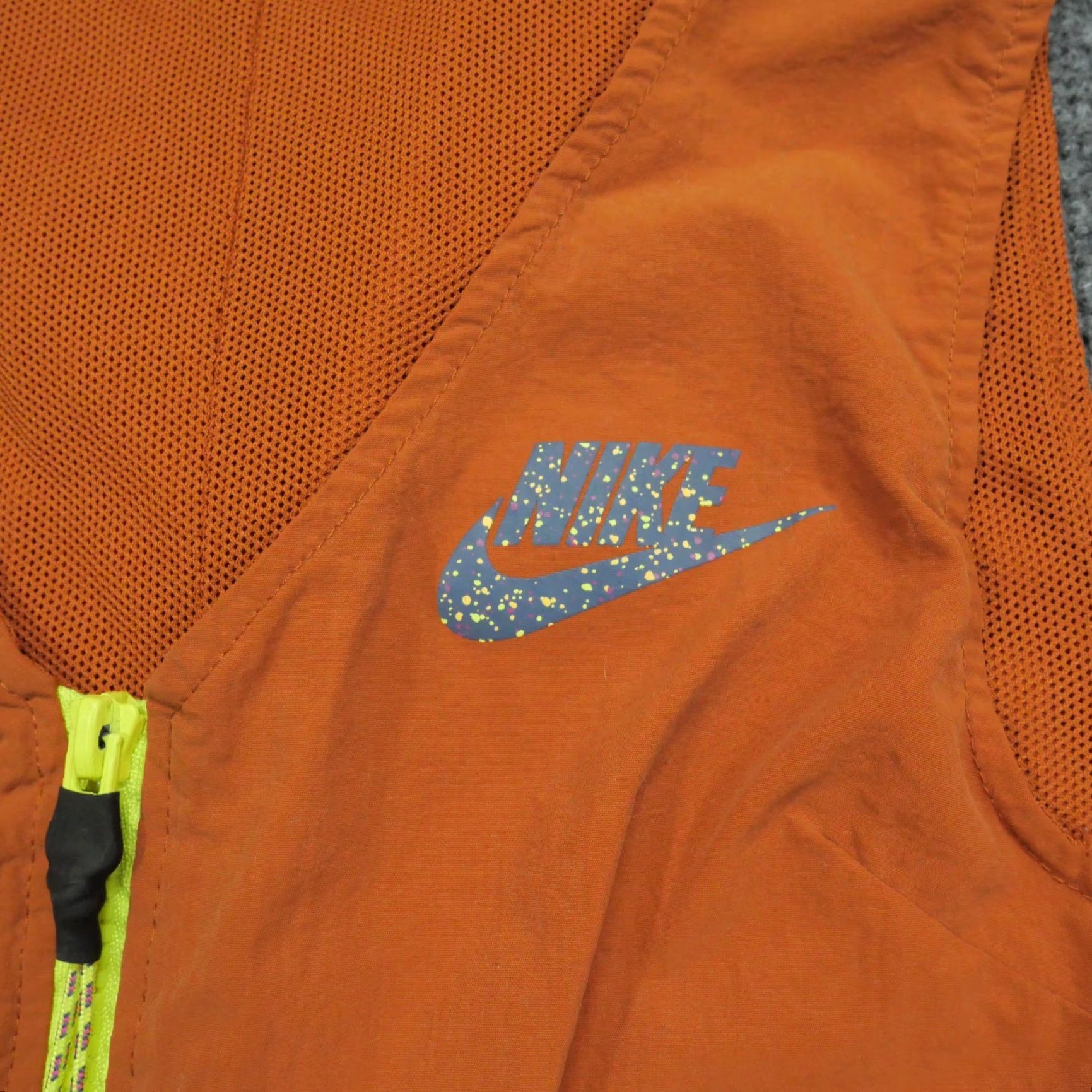 Nike Nike Romper Womens Small Orange Icon Clash Sleeveless Outdoors Size 28" / US 6 / IT 42 - 2 Thumbnail