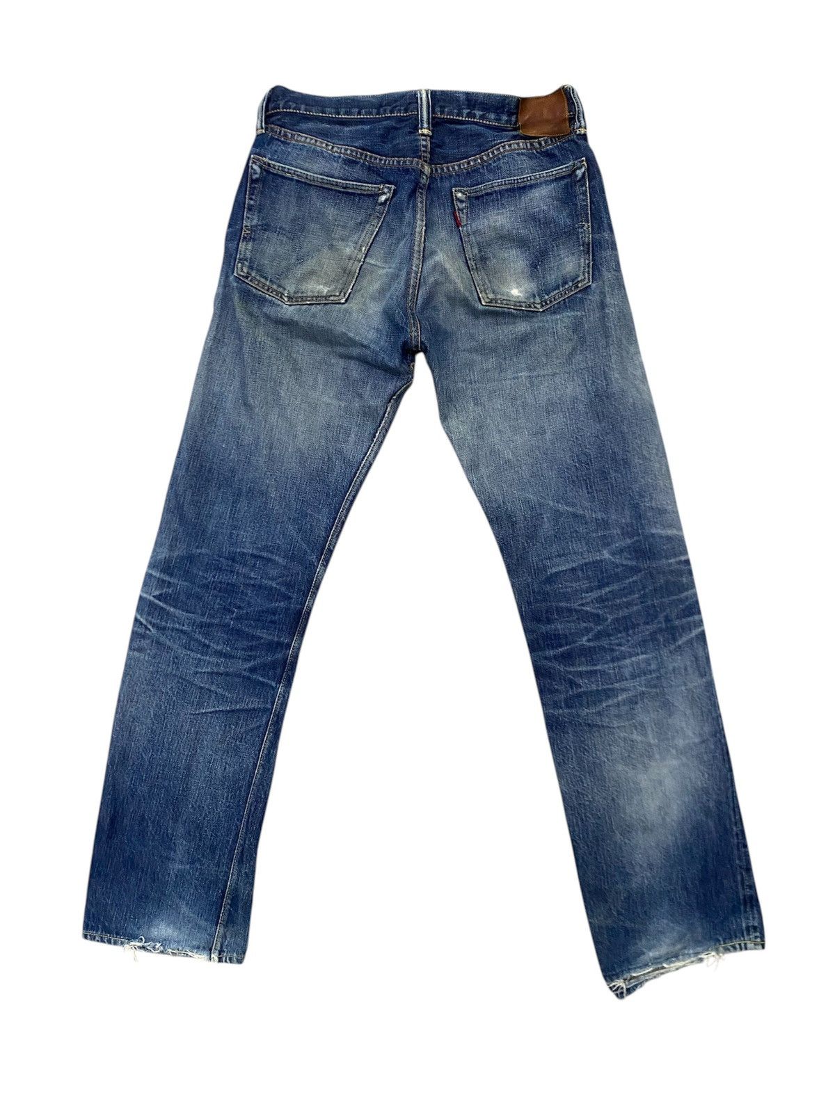 Full Count & Co. JAPAN BRAND FULL COUNT RIPPED DENIM SELVEDGE UNISEX Size US 30 / EU 46 - 3 Thumbnail
