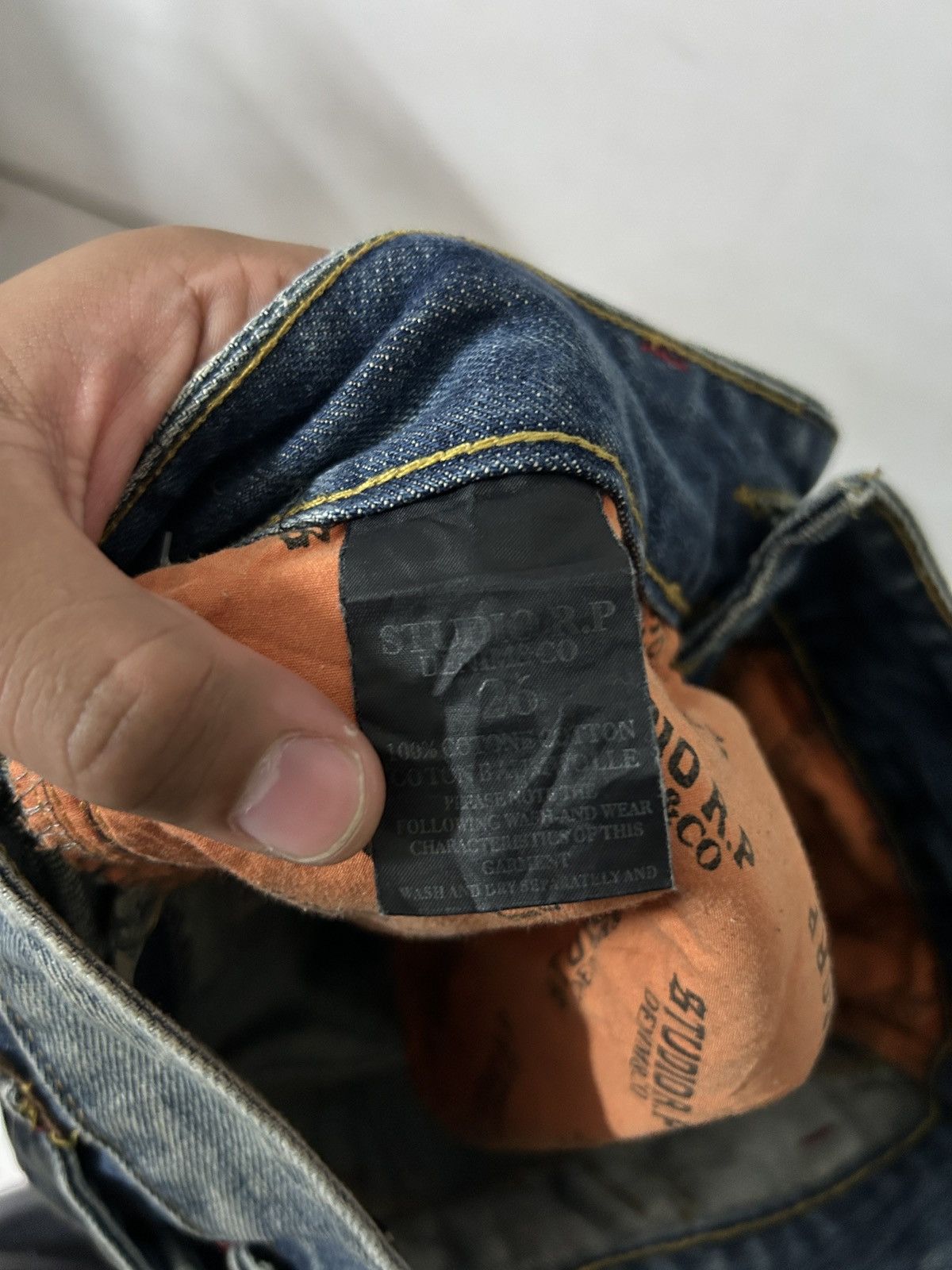 If Six Was Nine × Japanese Brand × Le Grande Bleu (L.G.B.) Flare Jeans Satisfaction Sick Design Vintage Denim Style Size 28" / US 6 / IT 42 - 15 Thumbnail
