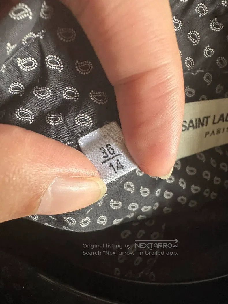 Saint Laurent Paris Saint Laurent Paris size 36 Small Polka Dot Shirt Size S / US 4 / IT 40 - 4 Thumbnail