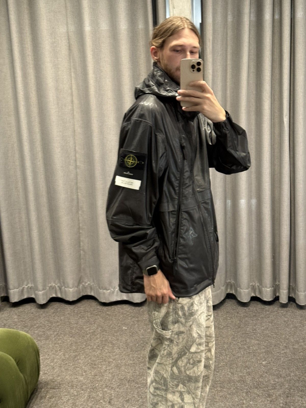 Stone Island 💎Stone Island 💎 Metallic Run Proof Nylon Jacket (XL) 💥 Size US XL / EU 56 / 4 - 12 Thumbnail