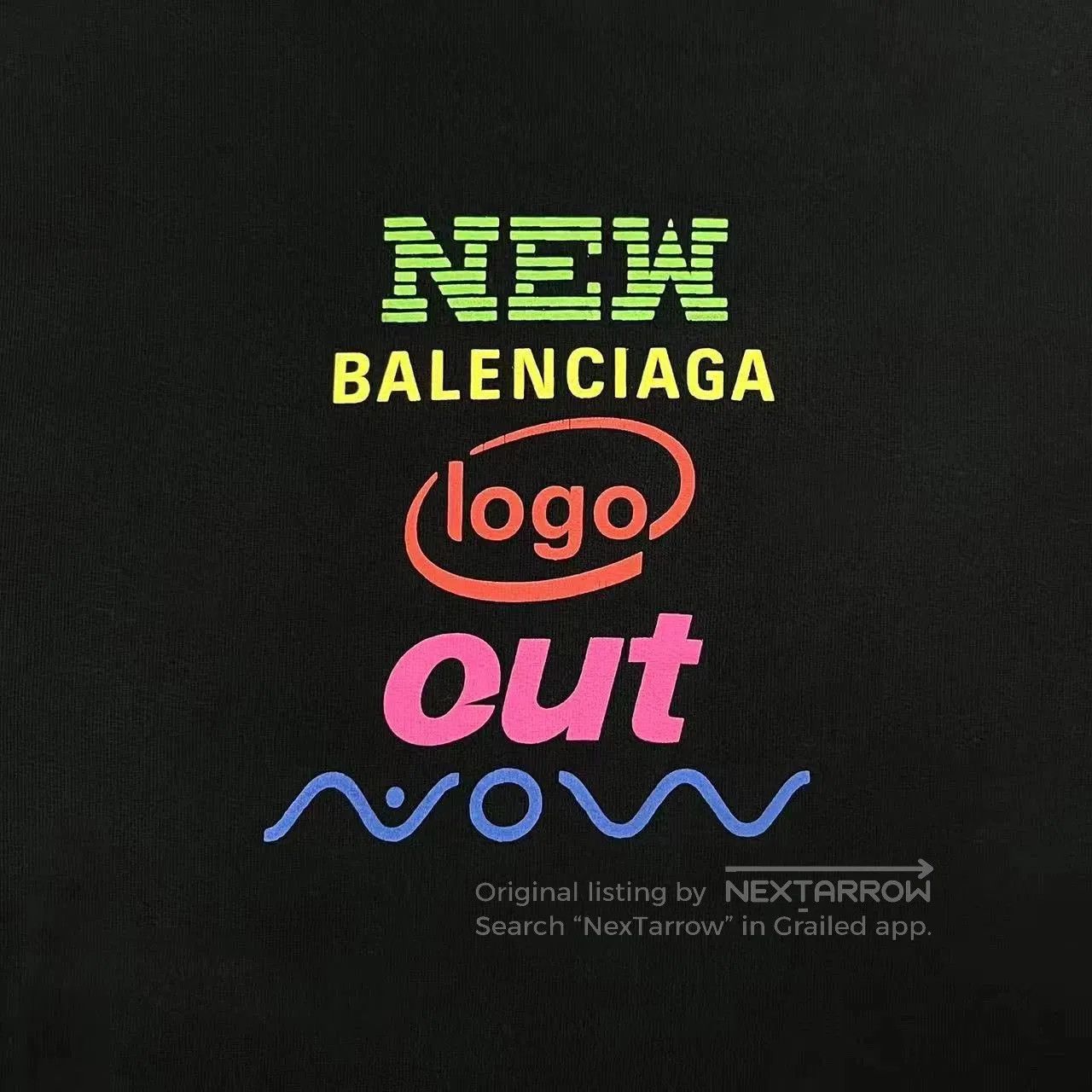 Balenciaga Balenciaga New Logo Black Sweatshirt S. Size US S / EU 44-46 / 1 - 4 Thumbnail