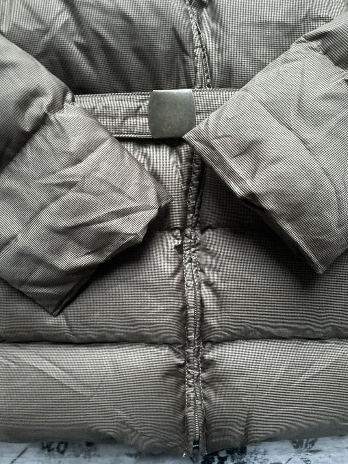 Moncler Moncler Down Puffer Jacket with Belt – Brown – Size 2 Size M / US 6-8 / IT 42-44 - 4 Thumbnail