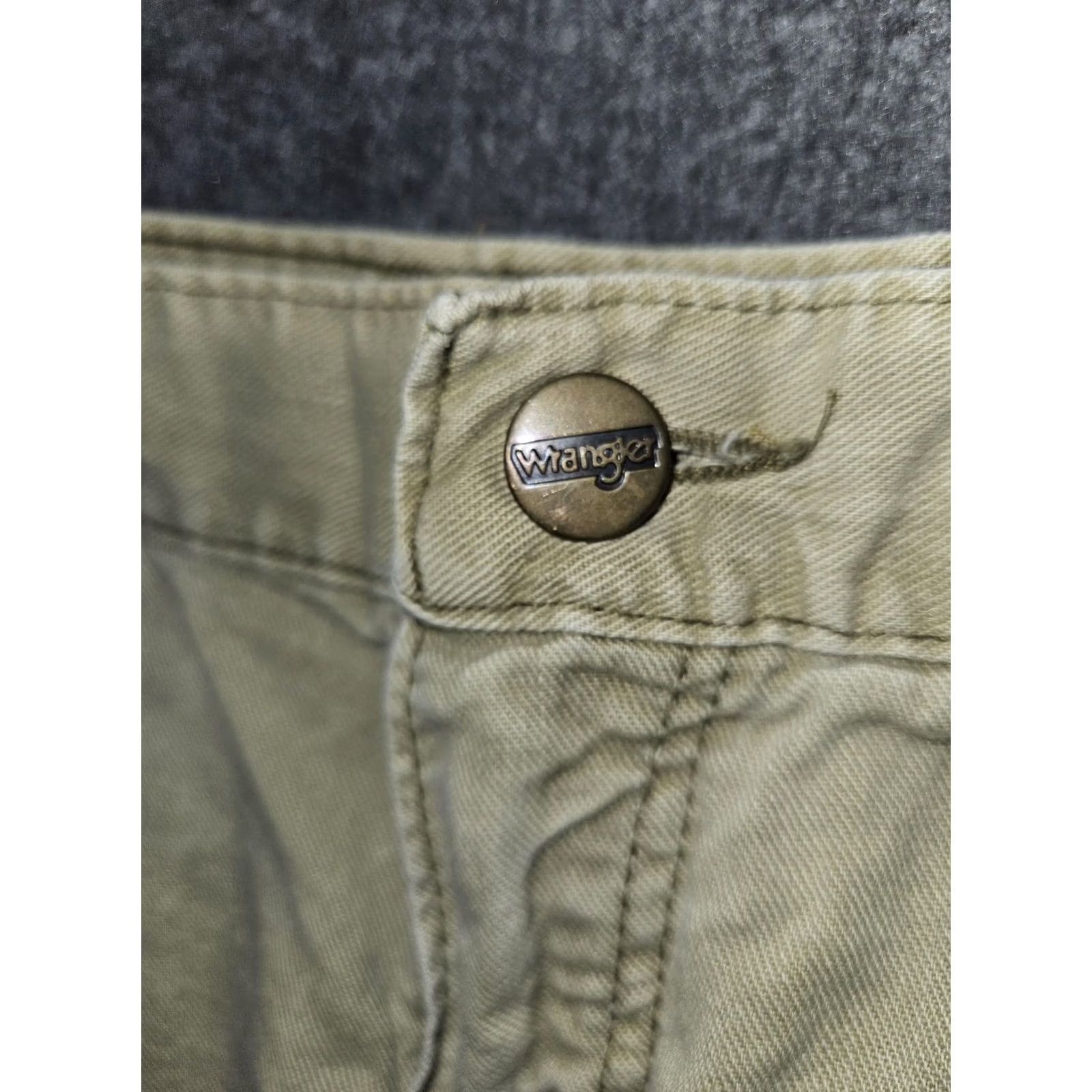 Wrangler VINTAGE Wrangler Carpenter Shorts Womens Juniors 11 Olive High Rise Made USA Size 32" / US 10 / IT 46 - 7 Thumbnail