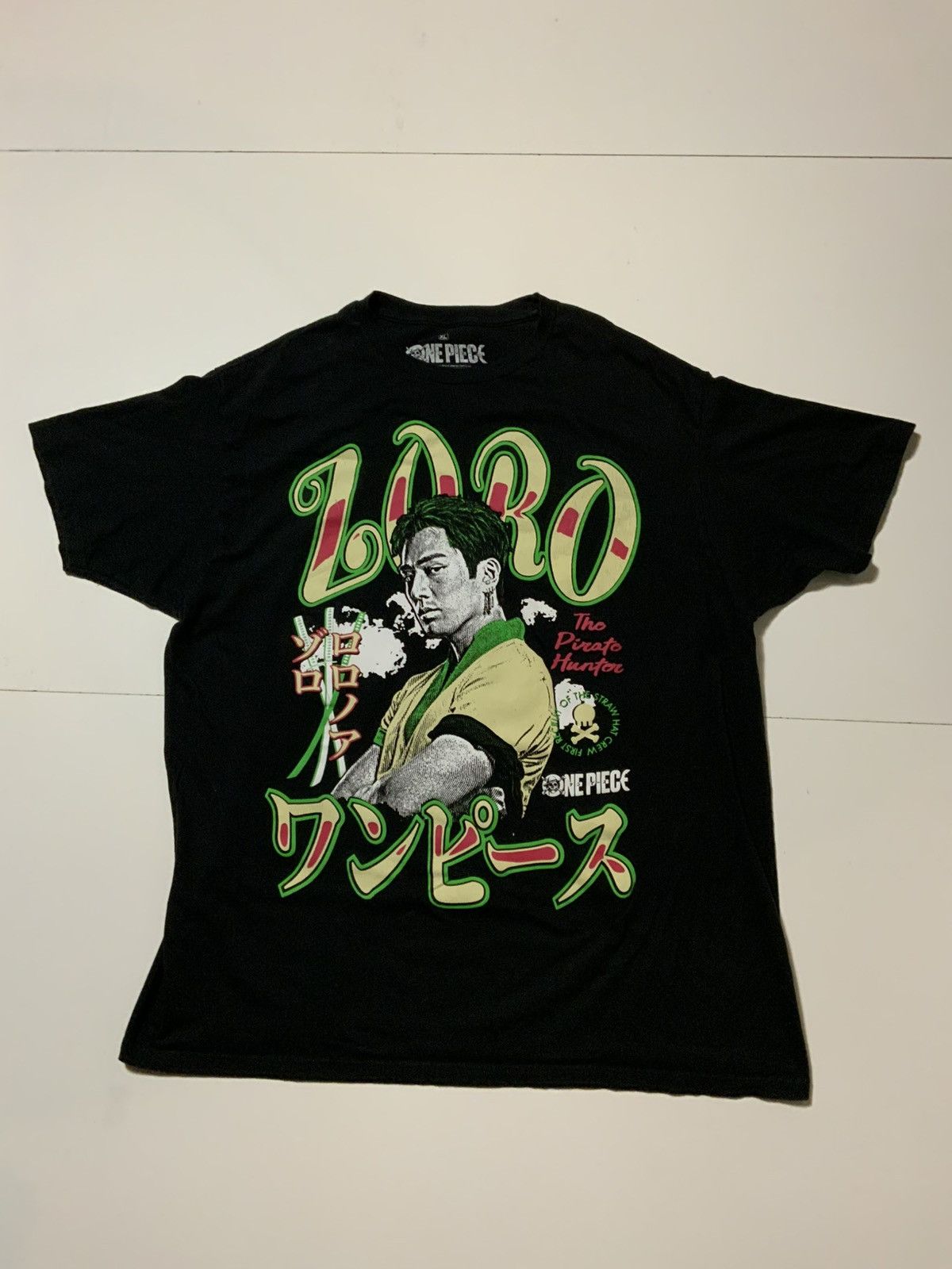 Ripple Junction One Piece Roronoa Zoro Pirate Hunter Anime Movie T-Shirt Size US XL / EU 56 / 4 - 1 Thumbnail