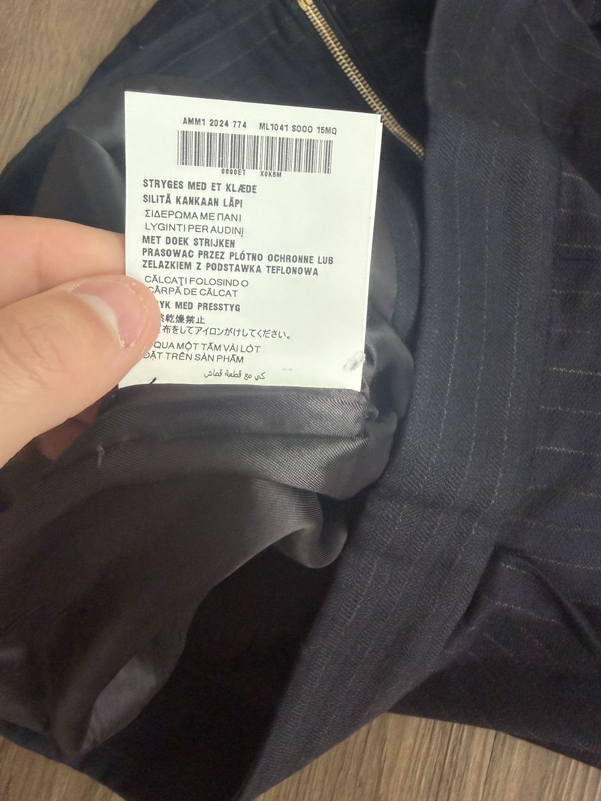 Miu Miu Miu Miu Pinstripe zip up Size US M / EU 48-50 / 2 - 6 Thumbnail