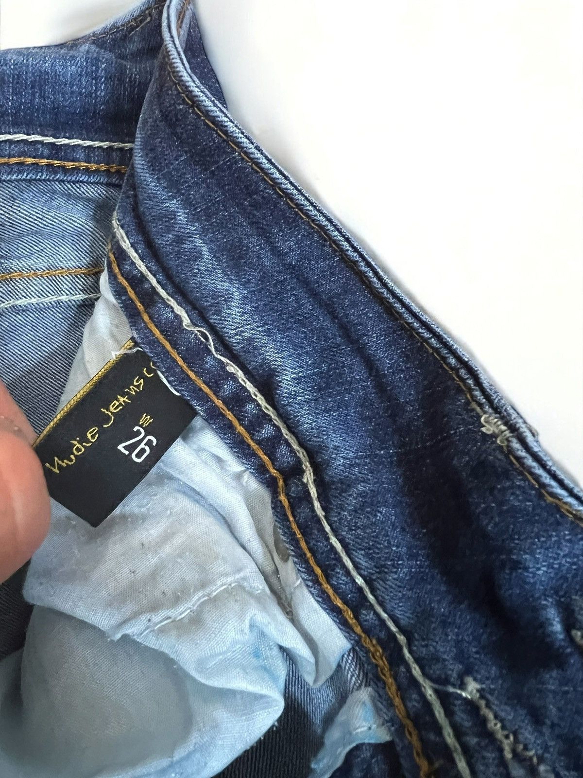 Nudie Jeans Nudie Jeans Tube Kelly size W26 L29 Size 26" / US 2 / IT 38 - 6 Thumbnail