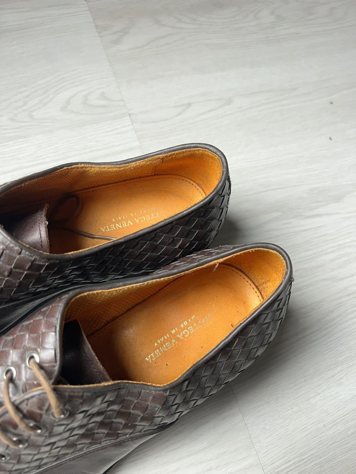 Bottega Veneta Bottega Veneta Brown Leather Shoes Size US 9 / EU 42 - 5 Thumbnail