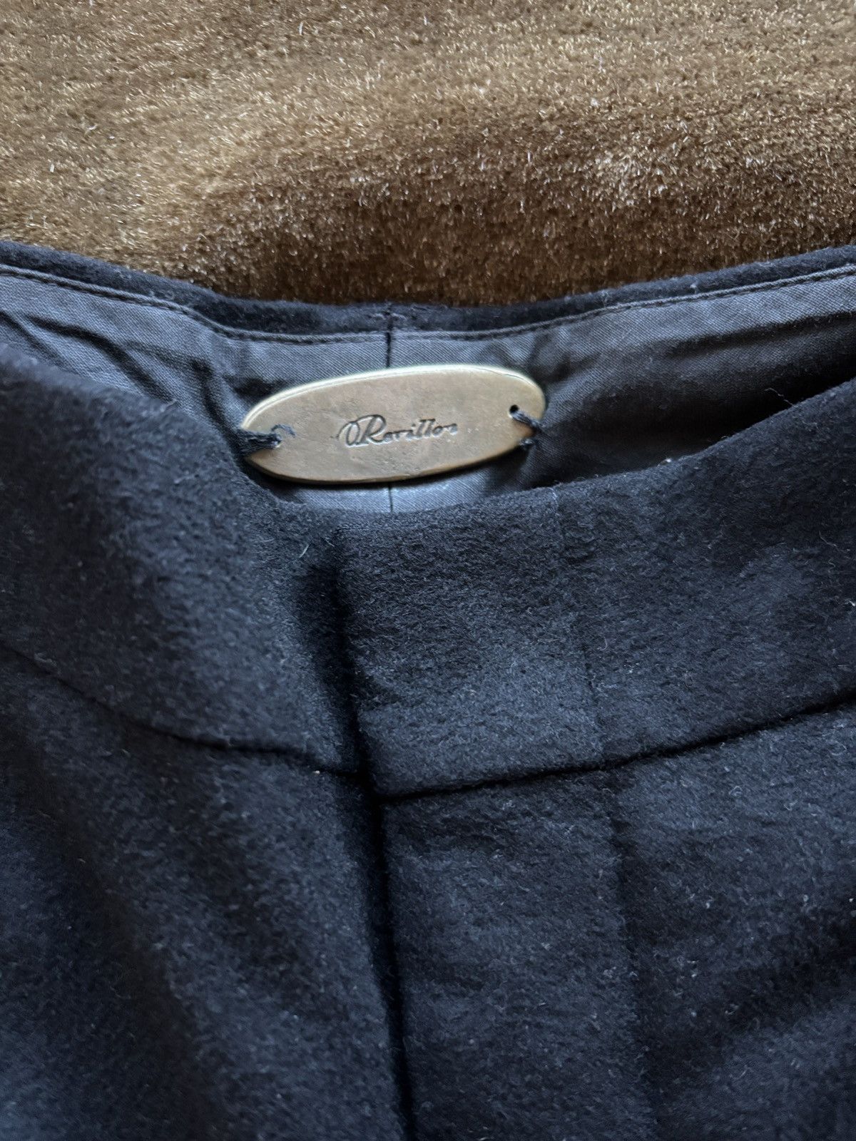 Rick Owens Fw03 Revillon Rick Owen’s Cashmere blend tailored shorts Size US 32 / EU 48 - 1 Thumbnail