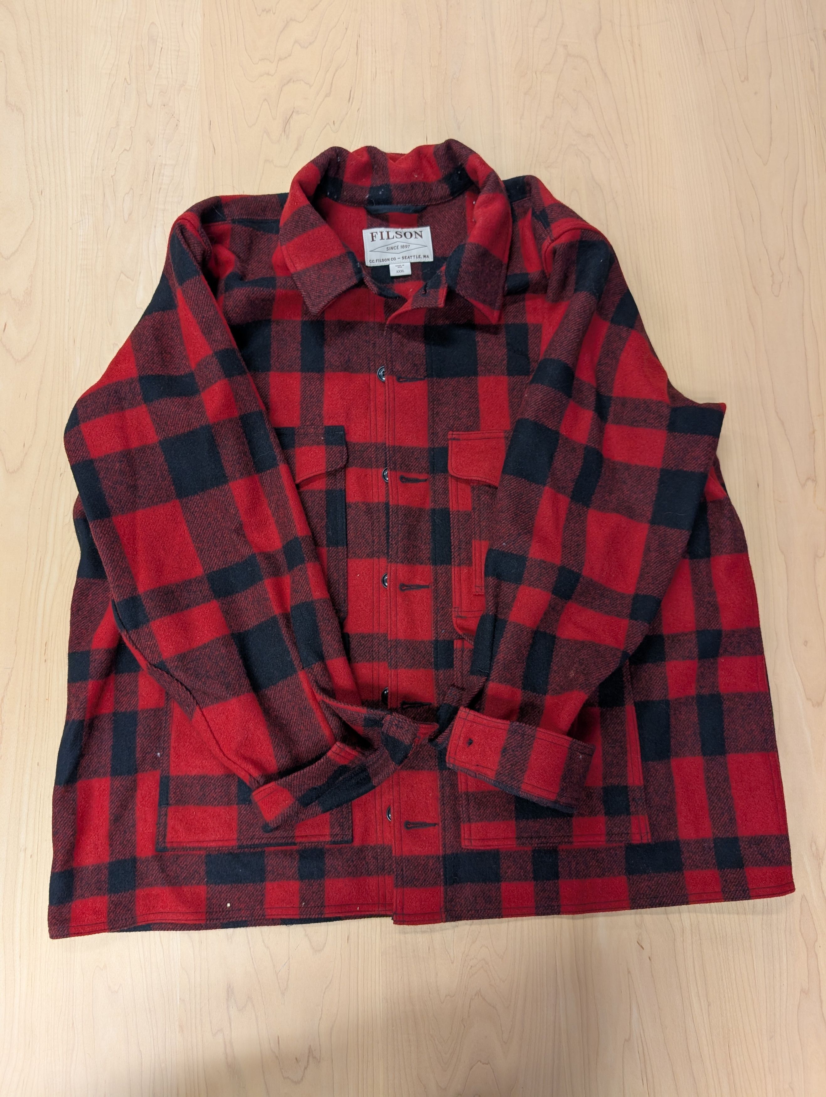 Filson Filson Mackinaw Wool Cruiser Jacket 3XL Size US XXL / EU 58 / 5 - 1 Thumbnail