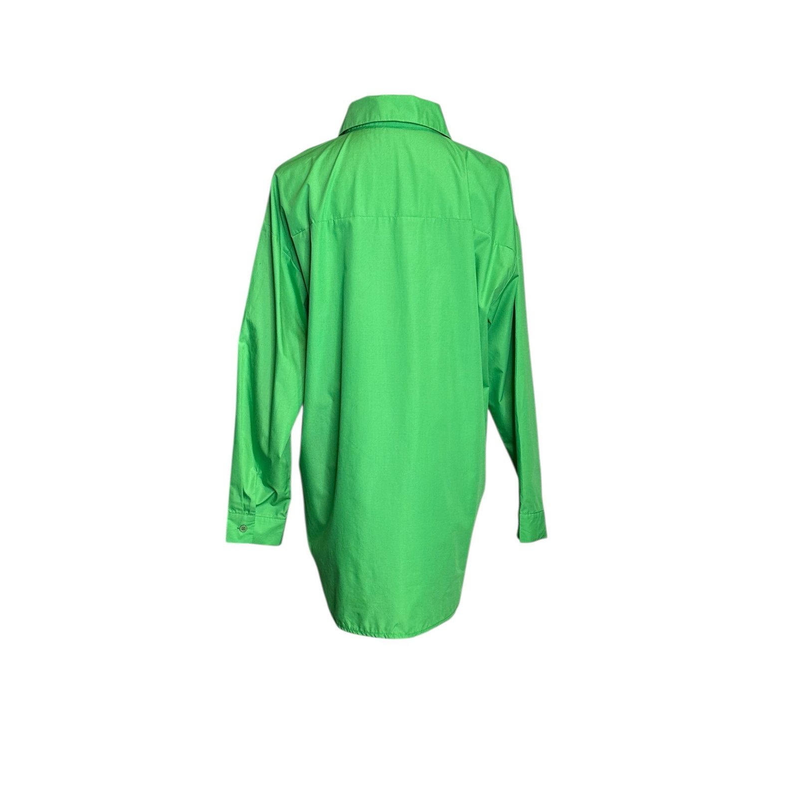 Shein Shein lime green long sleeves relax fit shirt size small Size S / US 4 / IT 40 - 9 Thumbnail