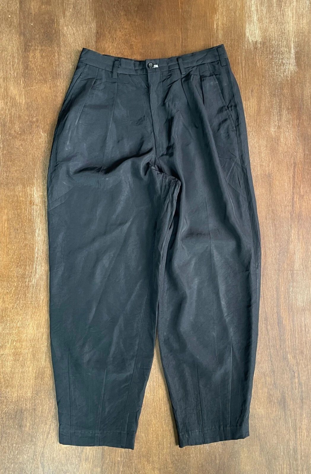 Comme des Garcons Homme CDGH PLUS 1991 Triacetate Balloon Pants Size US 29 - 1 Thumbnail