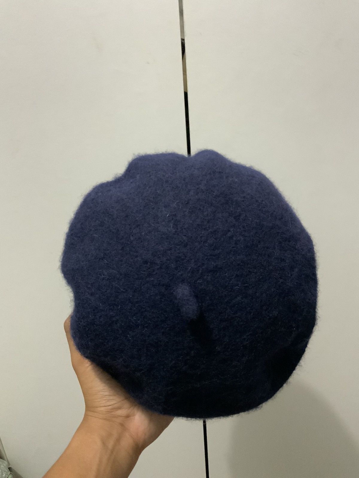 Japanese Brand Drection Wool Berrett Indigo Size ONE SIZE - 5 Thumbnail