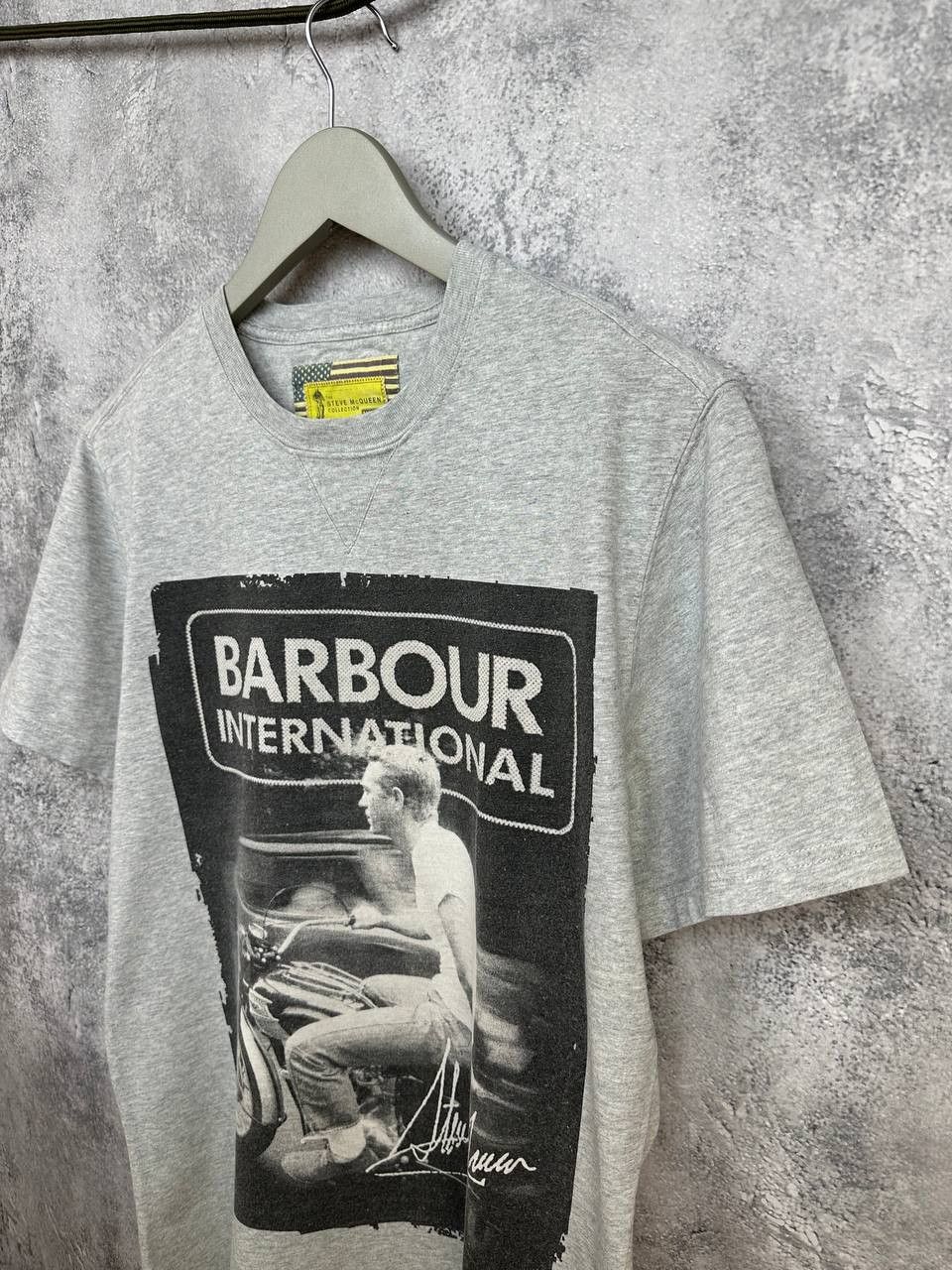 Barbour Barbour International Steve McQueen Print T-Shirt Cotton Size US M / EU 48-50 / 2 - 5 Thumbnail
