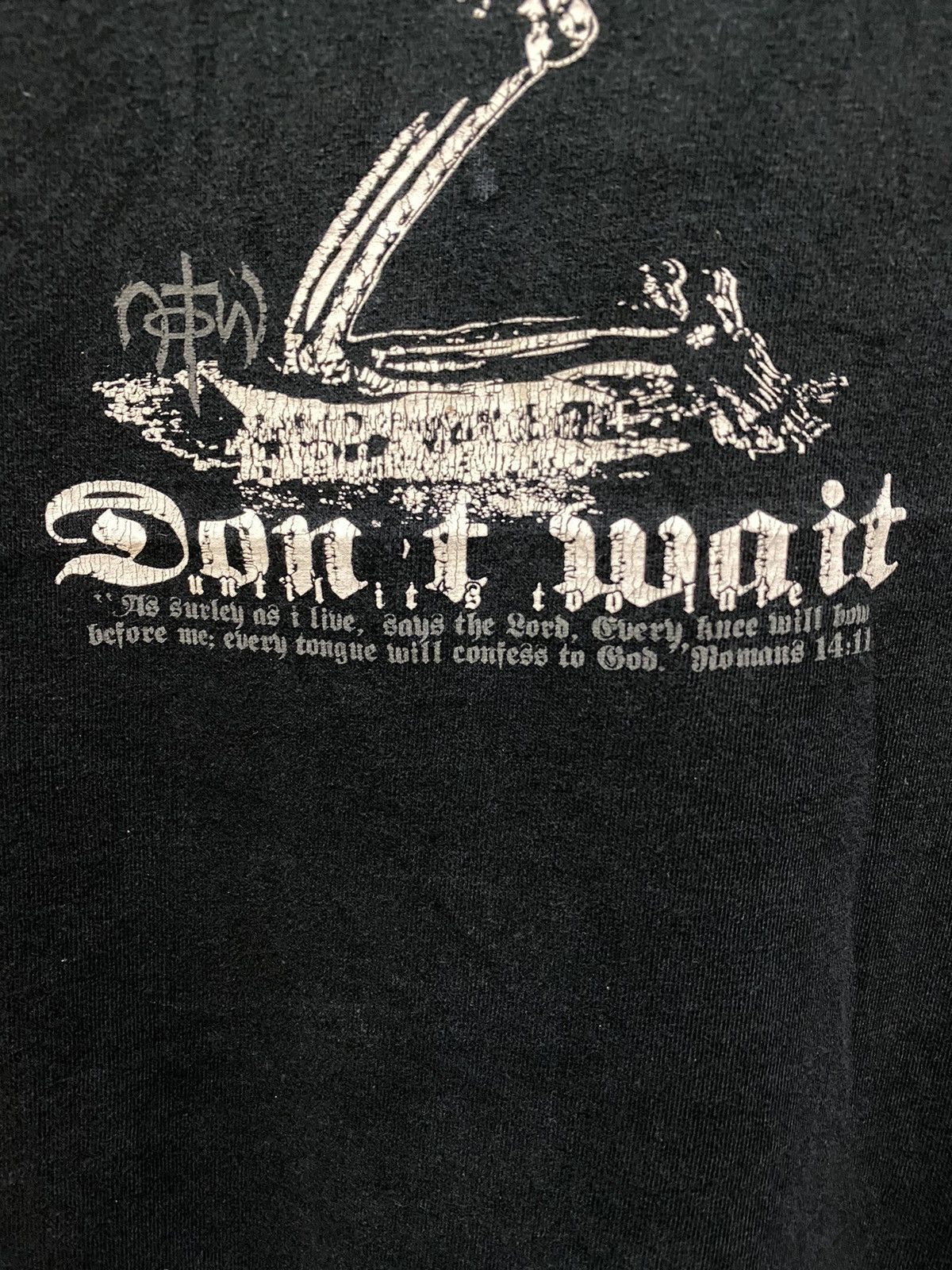Other Vtg 00’s Not of This World ‘’ dont wait'’ jesus Christ Size US XL / EU 56 / 4 - 4 Thumbnail