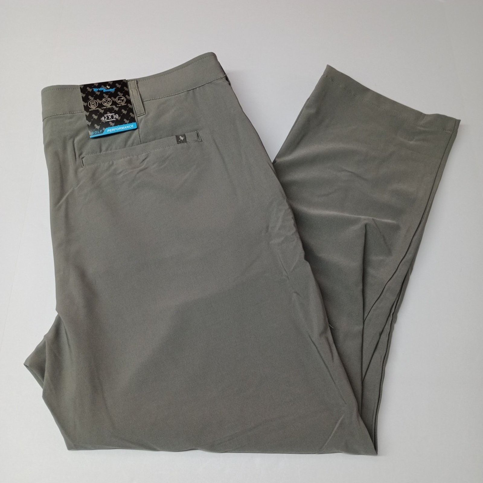 Other Birdie Bound Golf Pants Men's Size 42x30 Gray Flex Straight Size US 42 / EU 58 - 1 Thumbnail