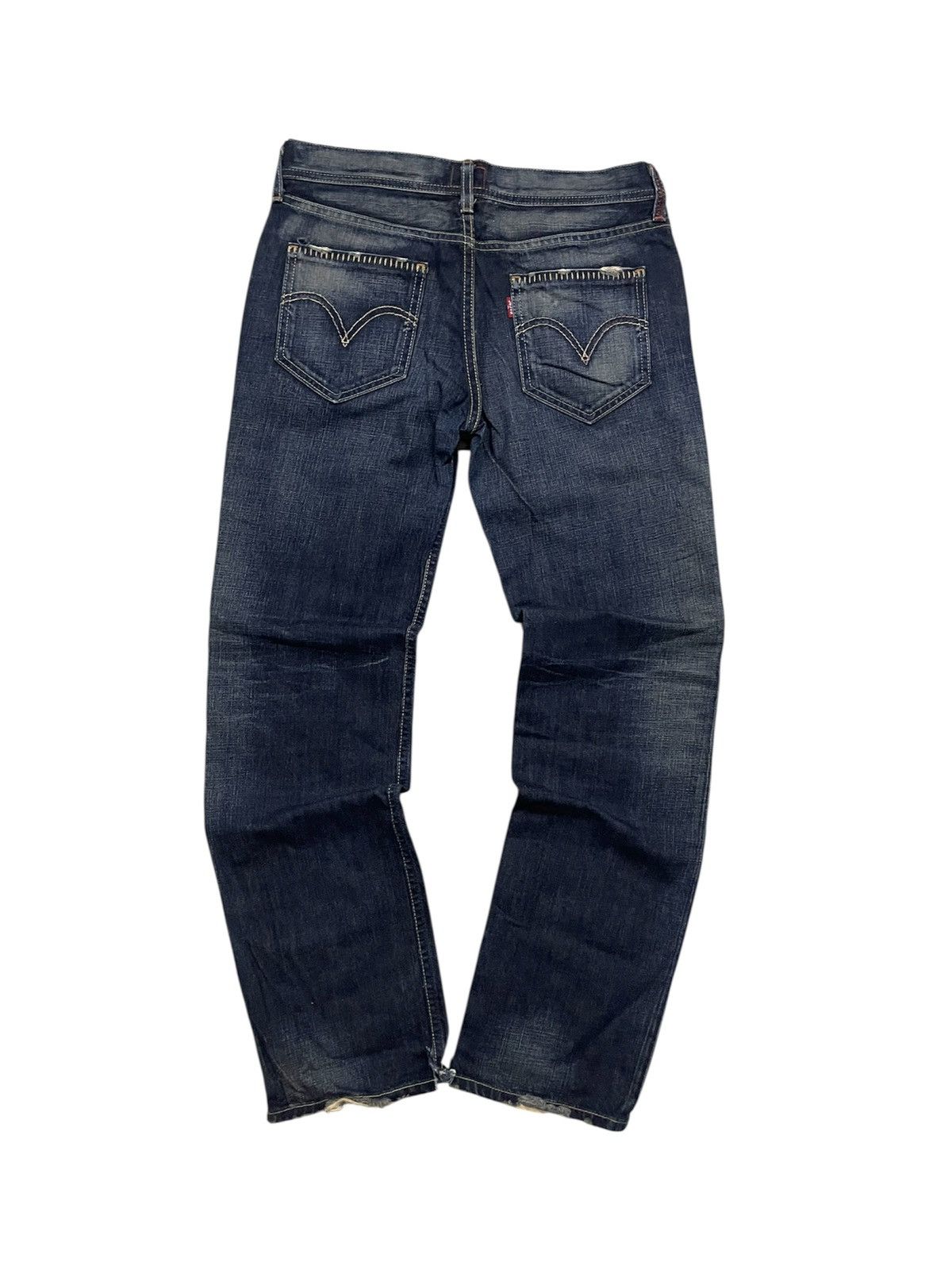 Levi's VINTAGE LEVIS REDLOOP J22 STRAIGHT CUT JEANS MADE IN JAPAN Size US 29 - 2 Thumbnail