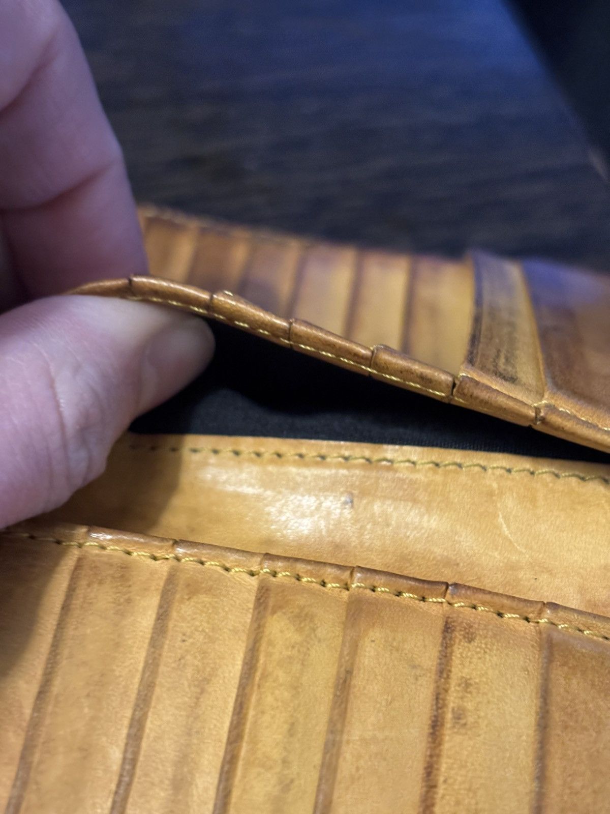 Maison Margiela Black Stitch Wallet Size ONE SIZE - 4 Thumbnail