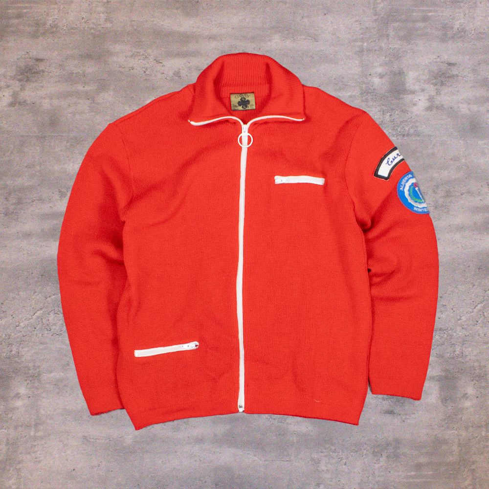 Lil Uzi Vert × Vintage Vintage 1970’s Clover Knitted Full Crip Mock Neck Jacket Size US M / EU 48-50 / 2 - 1 Thumbnail