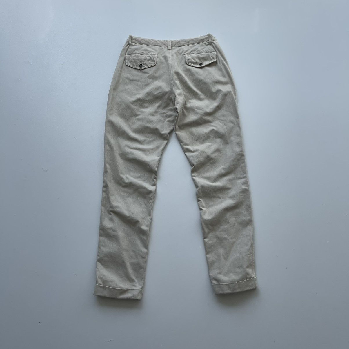 Doppiaa Doppiaa AA Aantioco Cotton Chino Pants White Luxury Basic Size US 34 / EU 50 - 3 Thumbnail