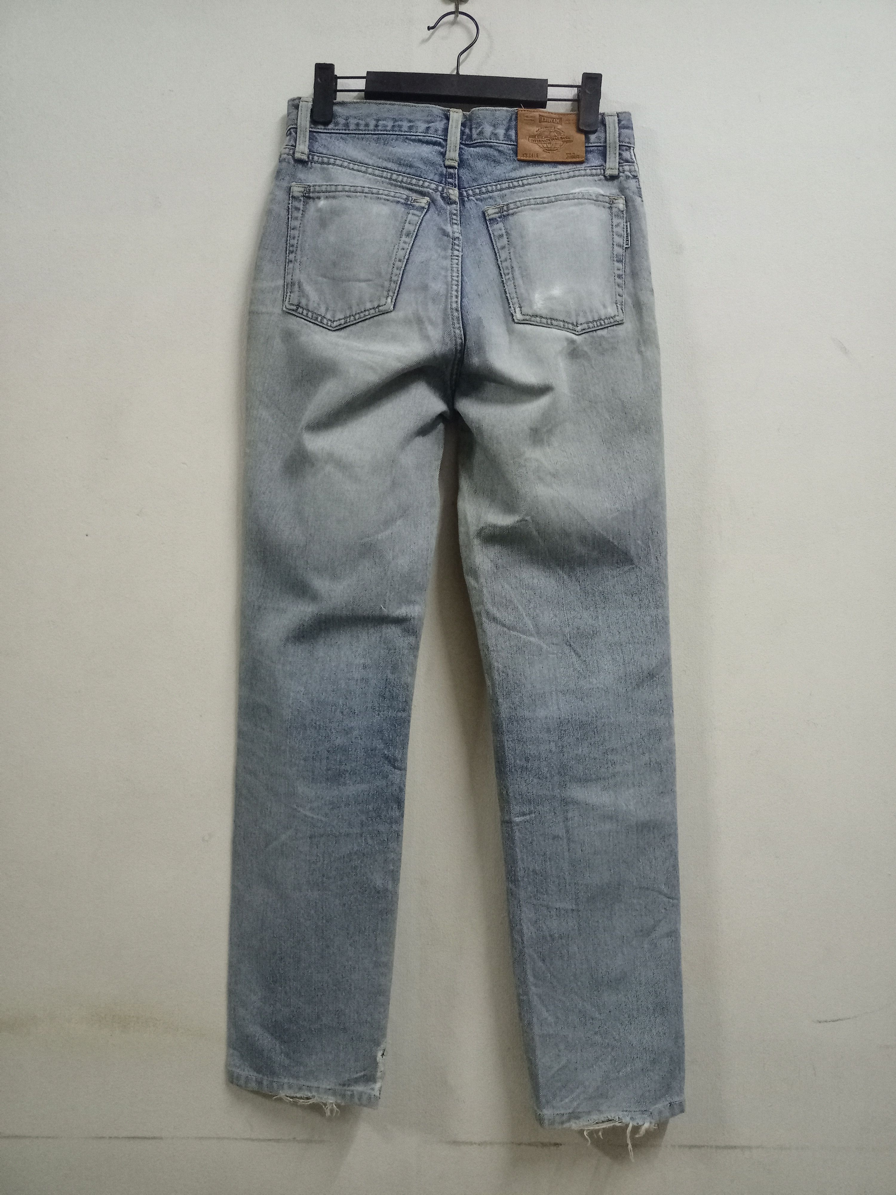 Edwin × Japanese Brand Vintage Japanese Edwin Blue Wash Straight Jeans 28x29 Size US 28 / EU 44 - 2 Thumbnail